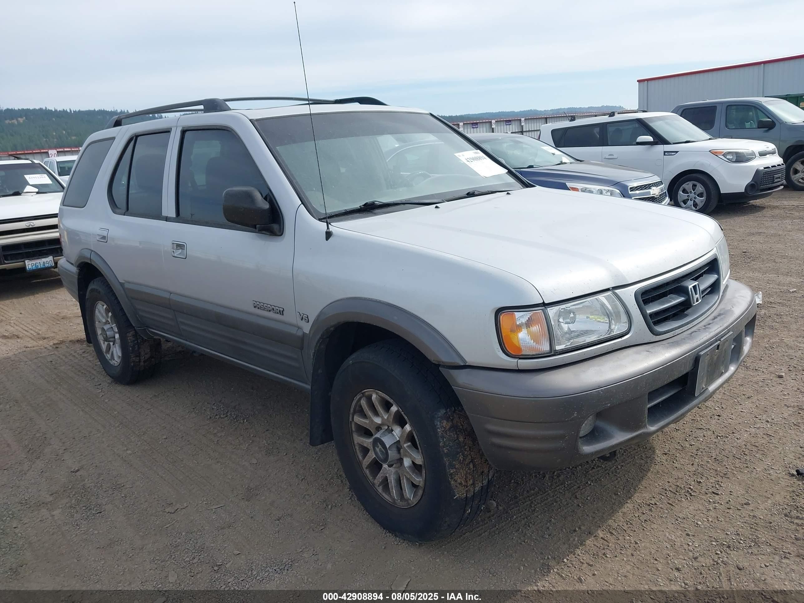 2001 Honda Passport Ex/lx Silver vin: 4S6DM58W714413736