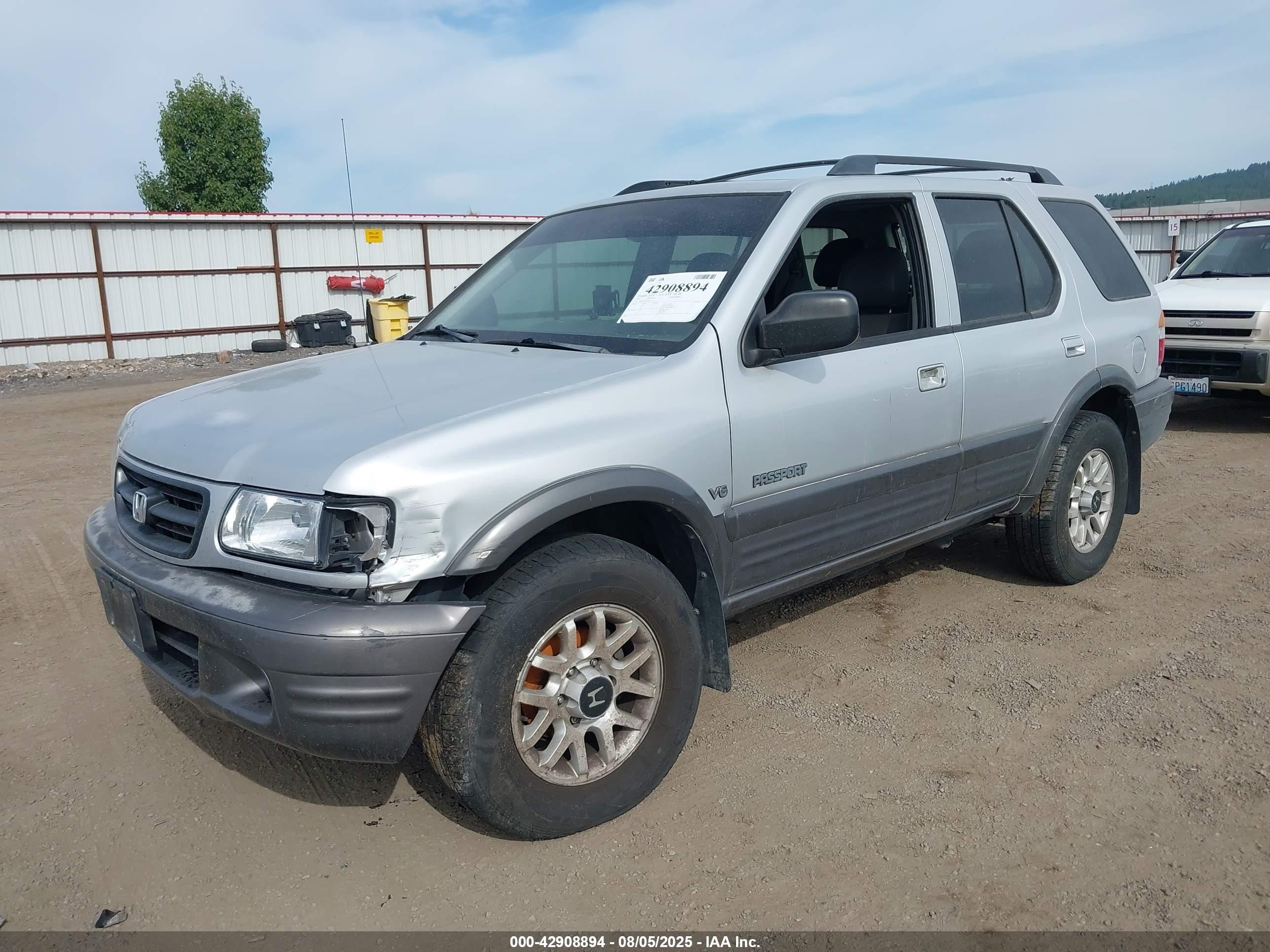 2001 Honda Passport Ex/lx Silver vin: 4S6DM58W714413736
