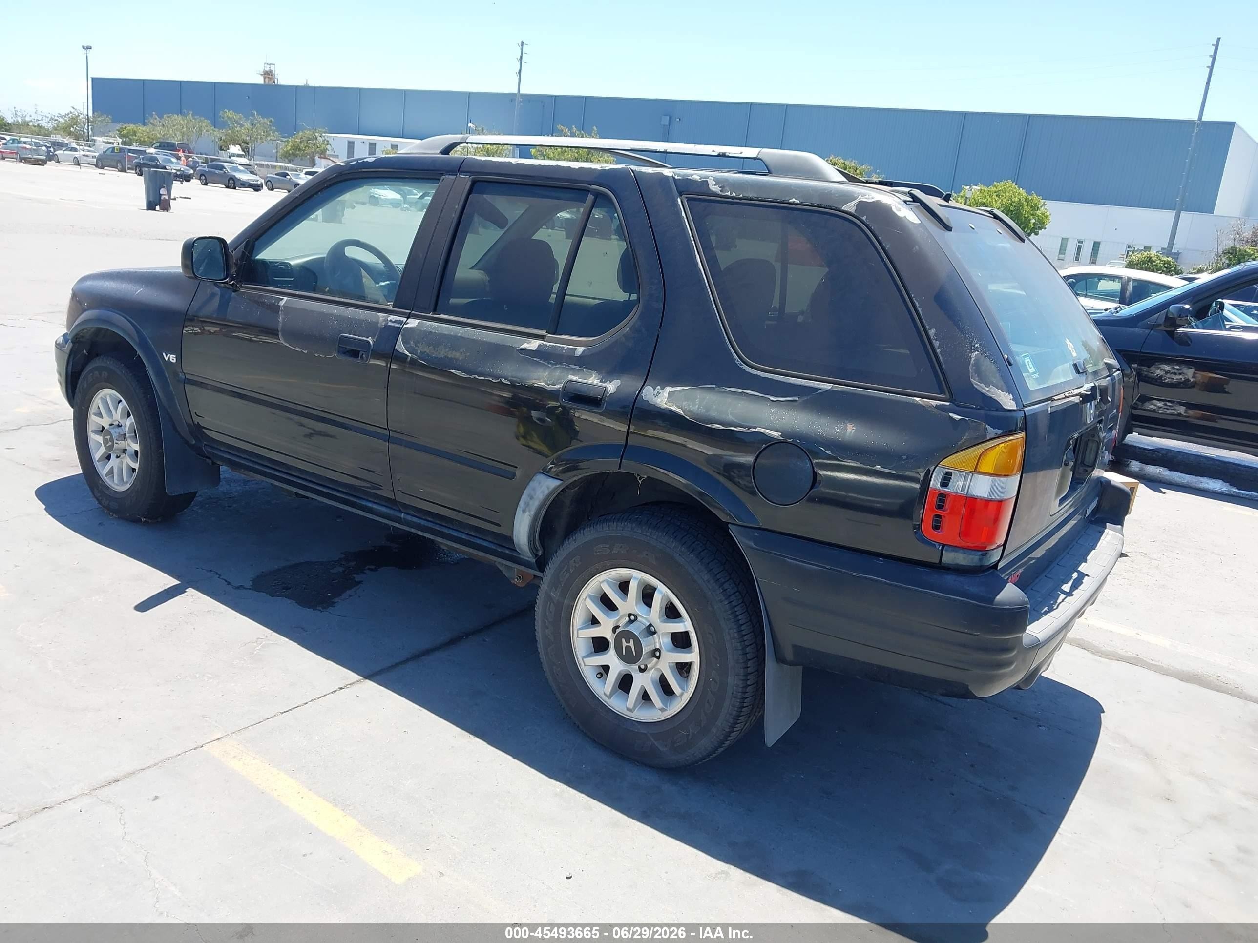2000 Honda Passport Ex/lx Black vin: 4S6DM58W7Y4402892