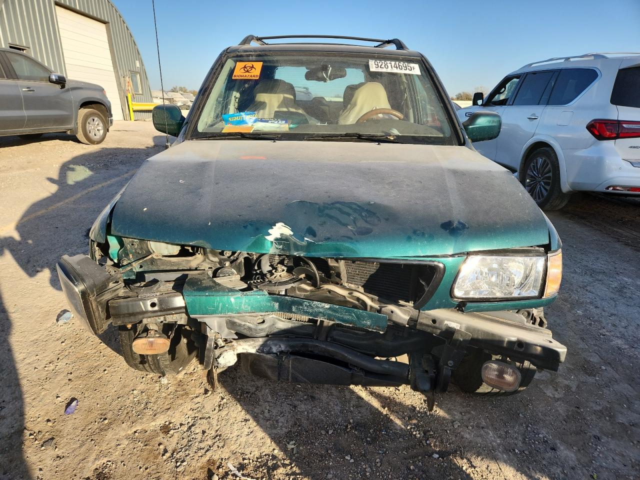 2000 Honda Passport Ex Green vin: 4S6DM58W7Y4414833
