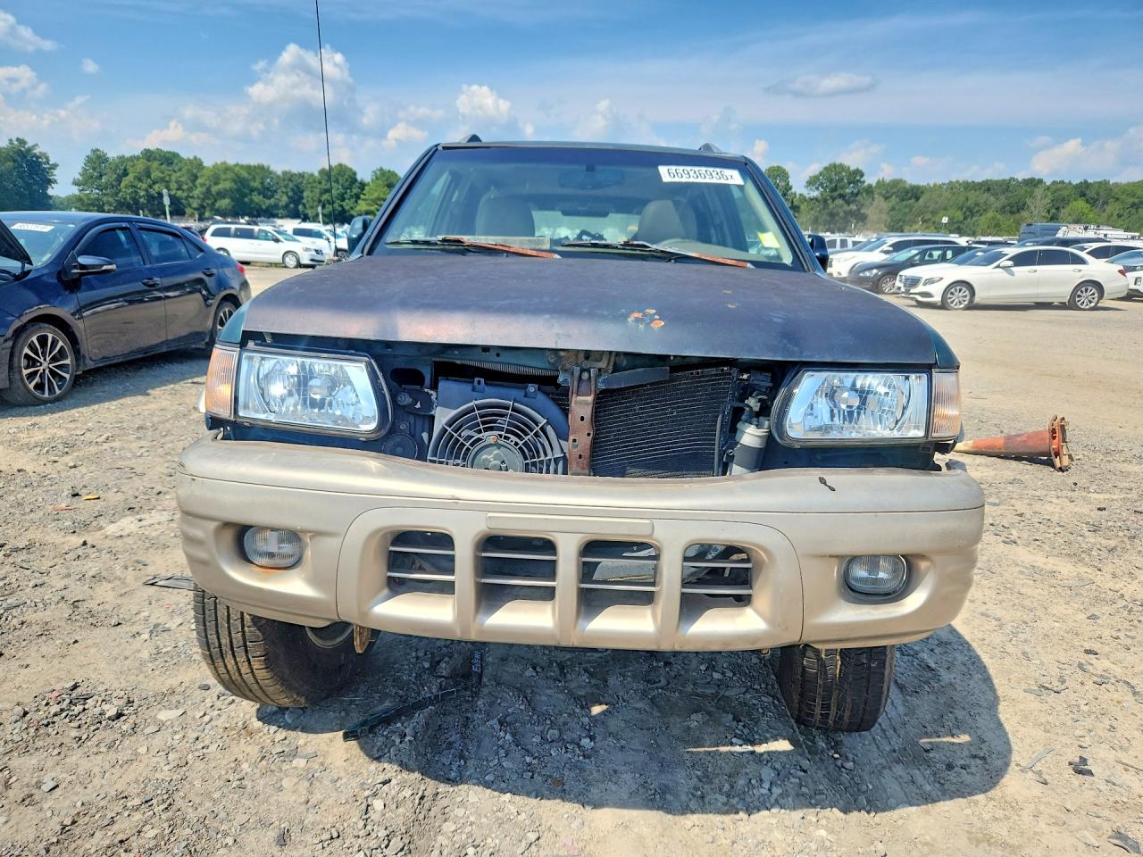 2000 Honda Passport Ex Green vin: 4S6DM58W7Y4415366