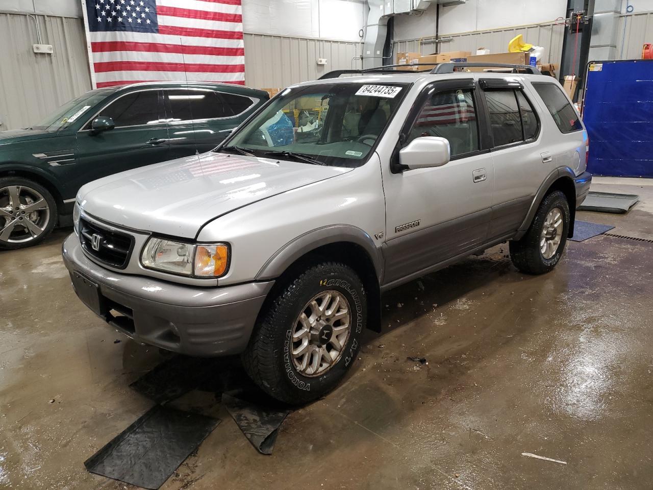 2001 Honda Passport Ex Silver vin: 4S6DM58W814406889
