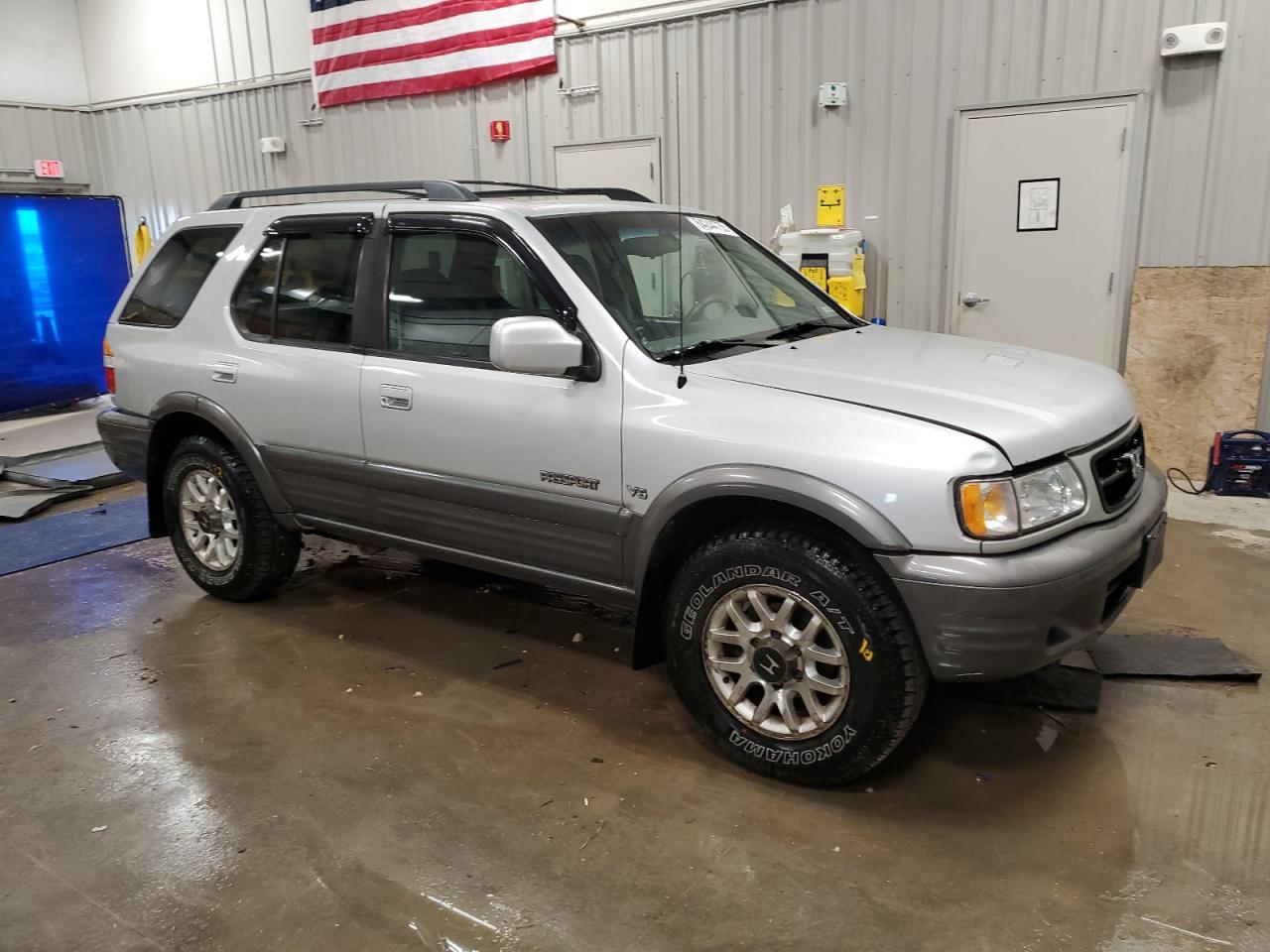 2001 Honda Passport Ex Silver vin: 4S6DM58W814406889