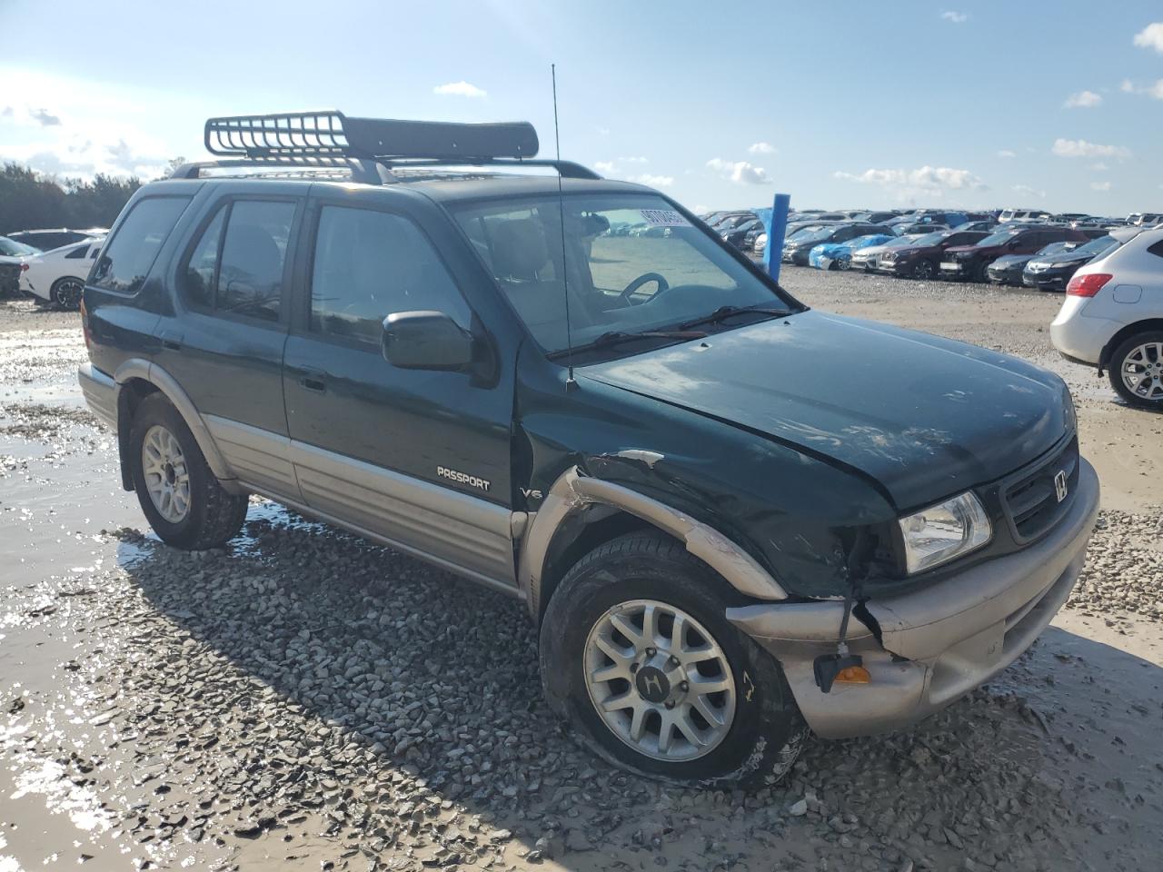 2000 Honda Passport Ex Зеленый vin: 4S6DM58W9Y4408502
