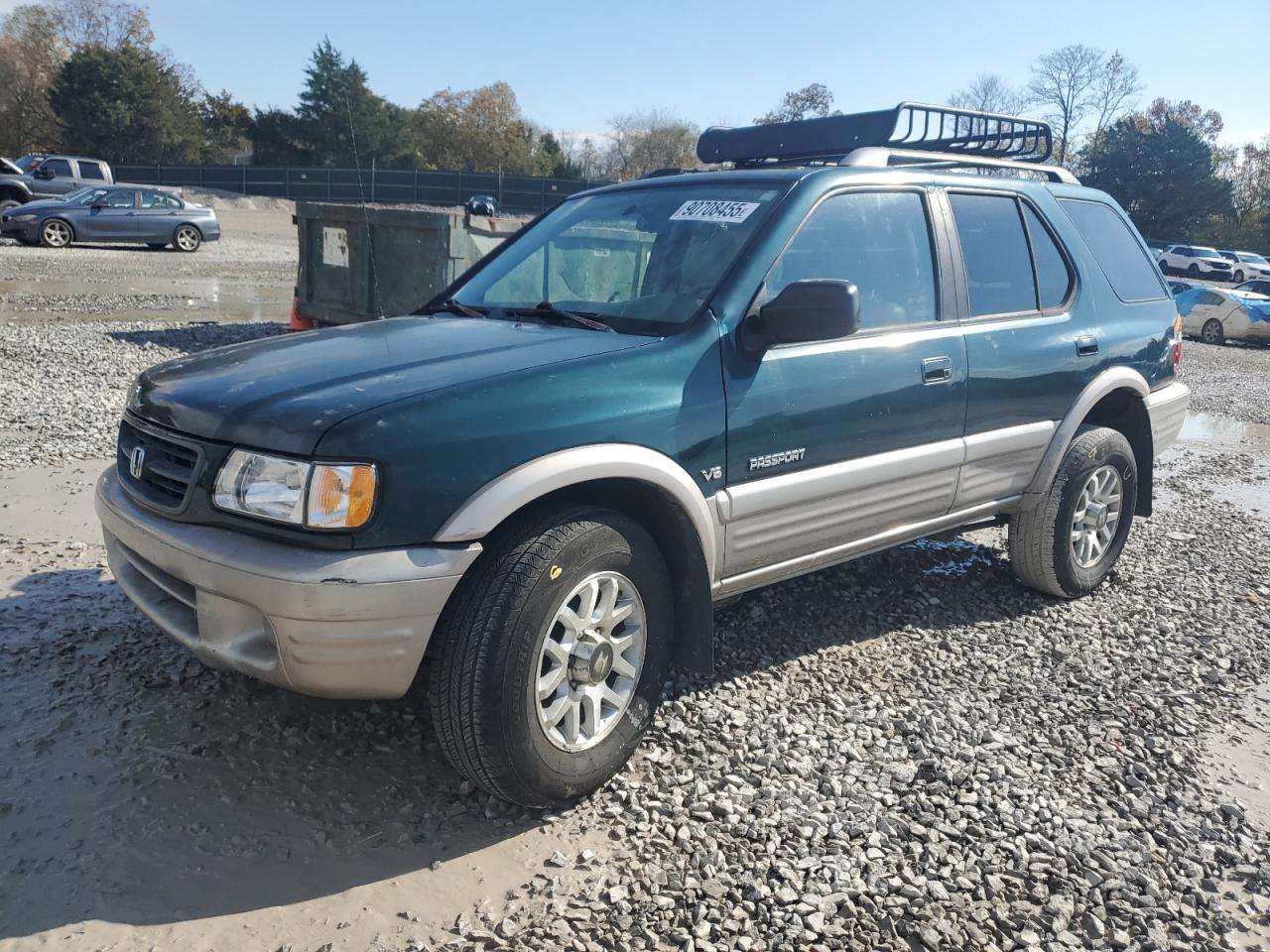2000 Honda Passport Ex Green vin: 4S6DM58W9Y4408502