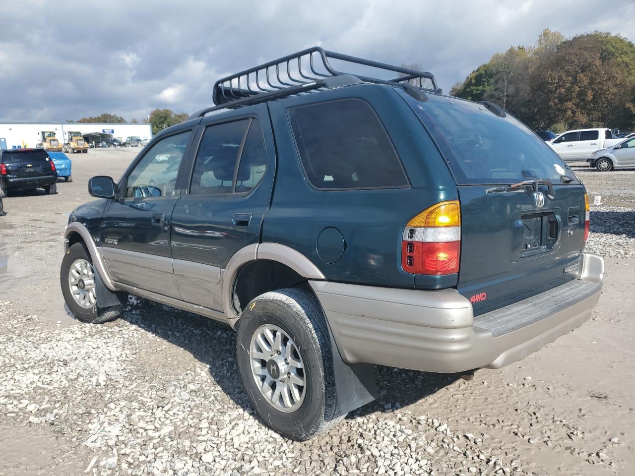 2000 Honda Passport Ex Зеленый vin: 4S6DM58W9Y4408502
