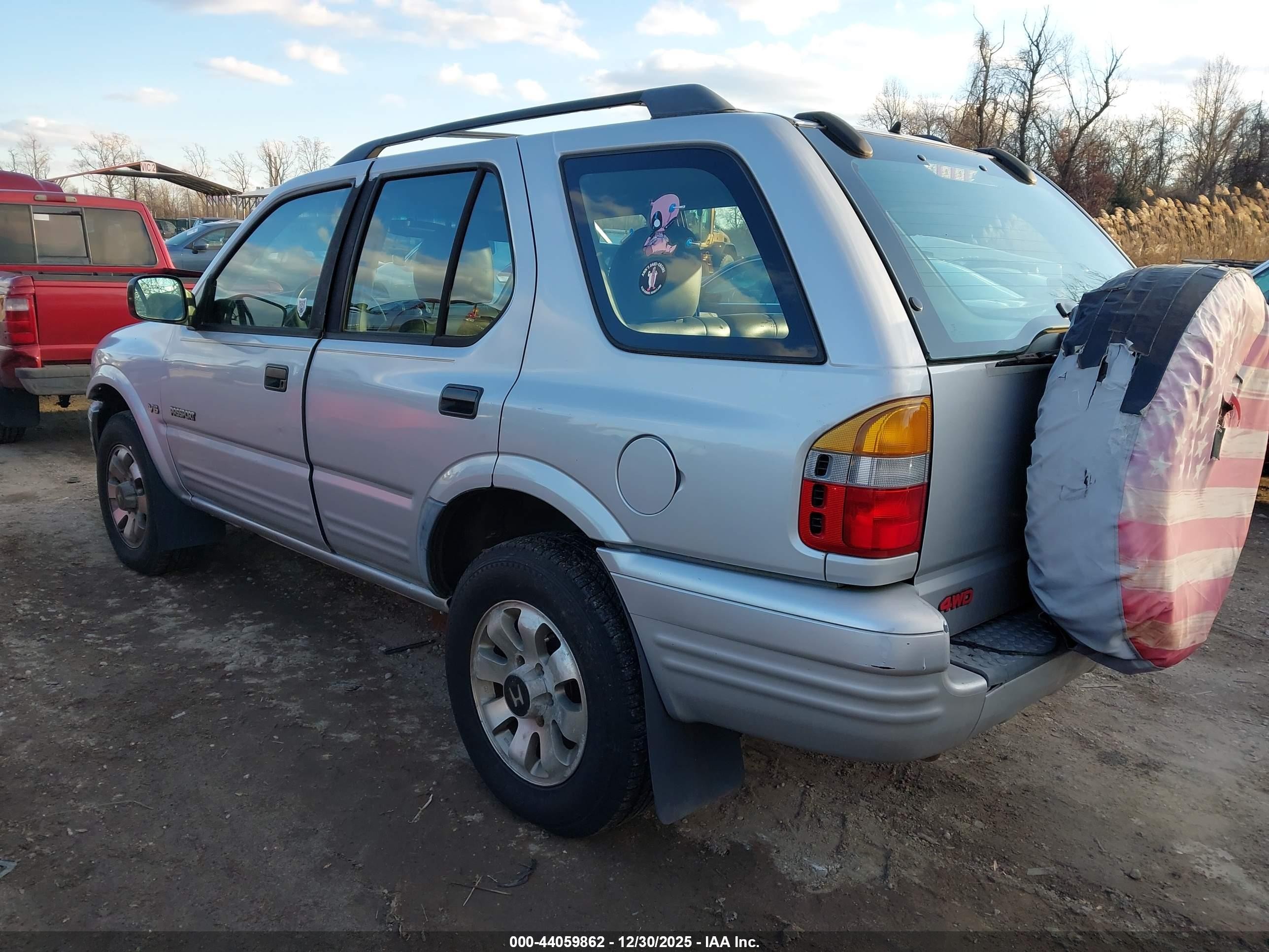 2001 Honda Passport Ex/lx Silver vin: 4S6DM58WX14412676