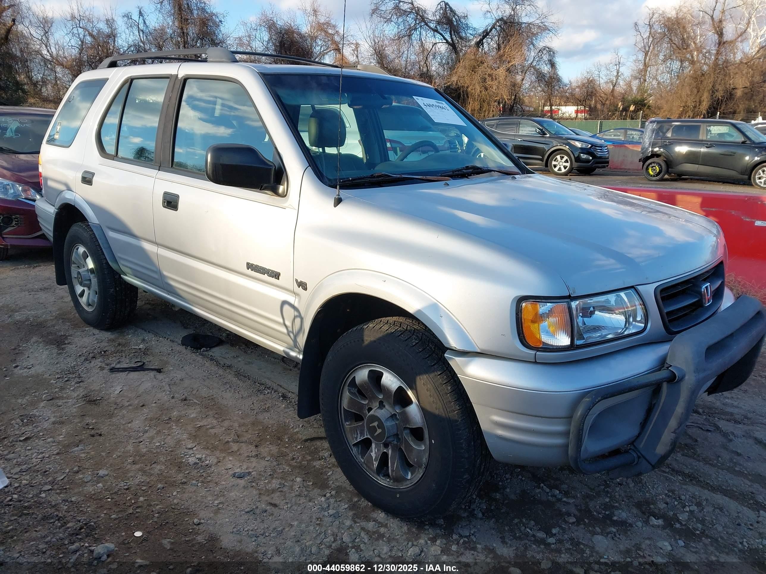 2001 Honda Passport Ex/lx Silver vin: 4S6DM58WX14412676