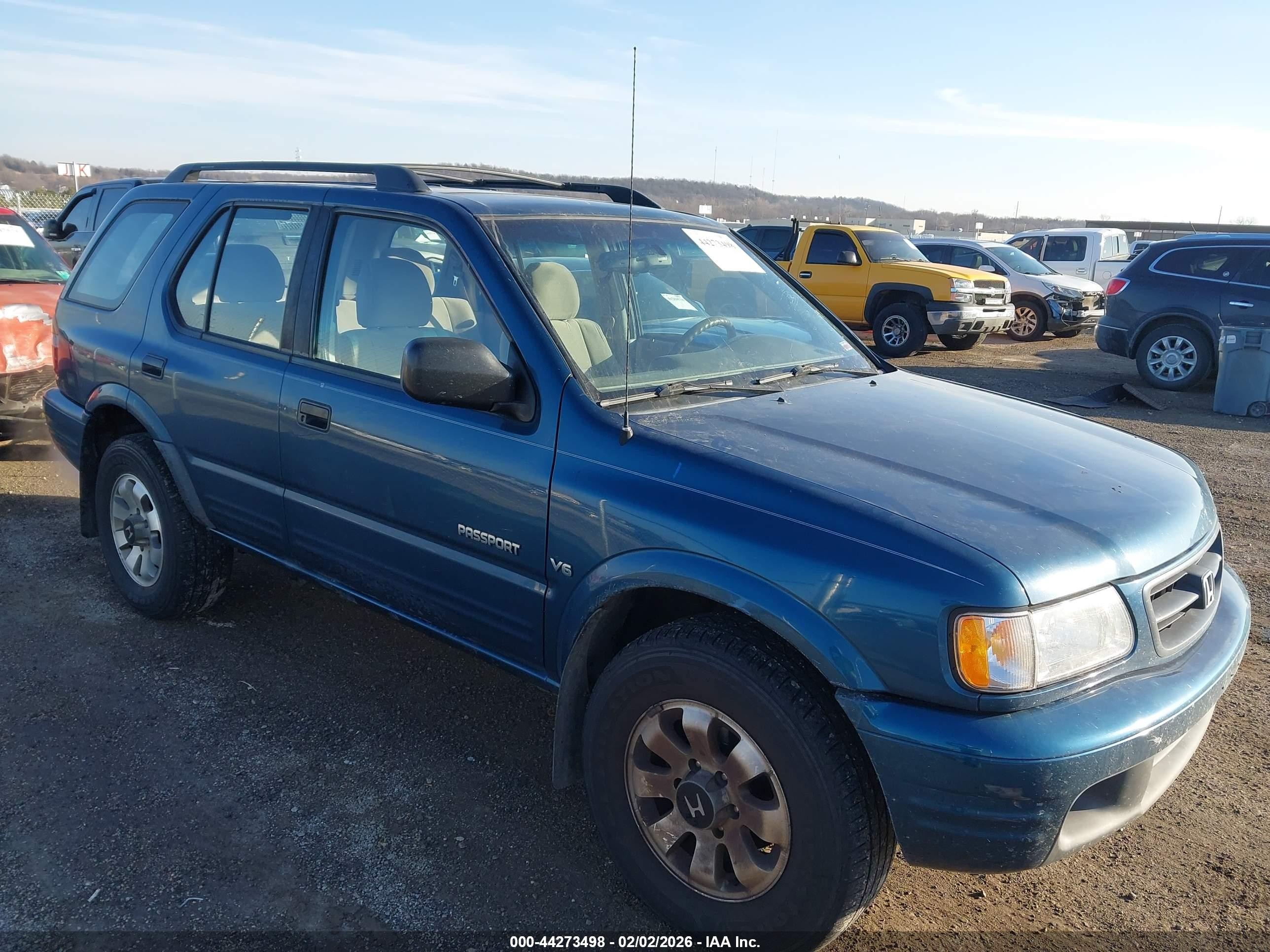 2000 Honda Passport Ex/lx Light Blue vin: 4S6DM58WXY4409397