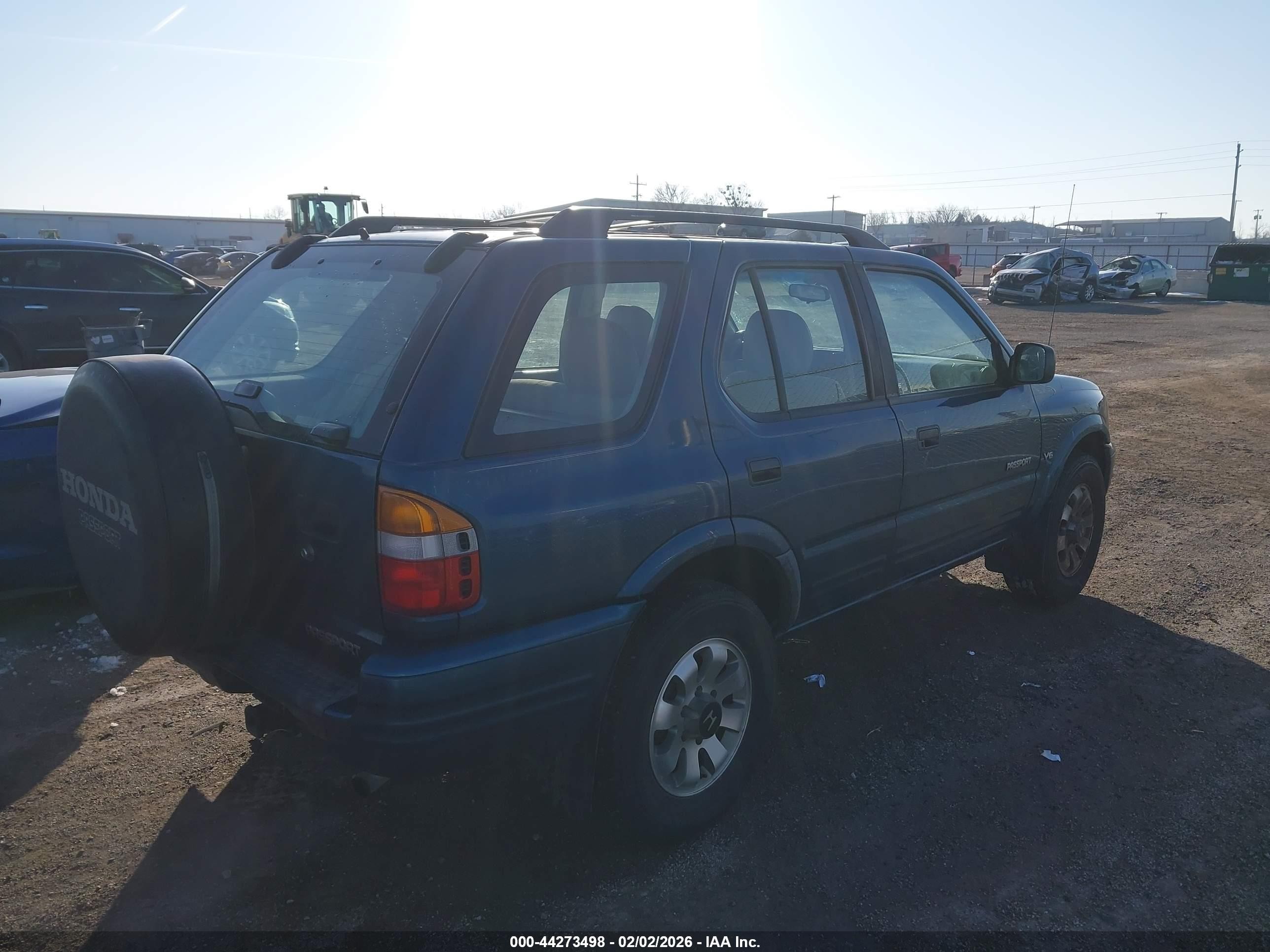 2000 Honda Passport Ex/lx Light Blue vin: 4S6DM58WXY4409397