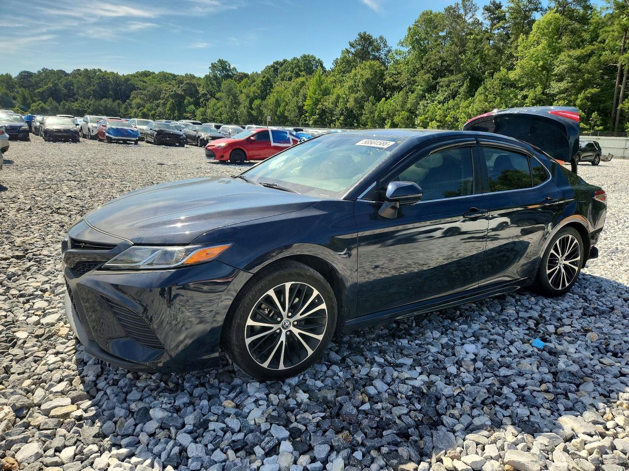2019 Toyota Camry Se Blue vin: 4T1B11HK0KU699445