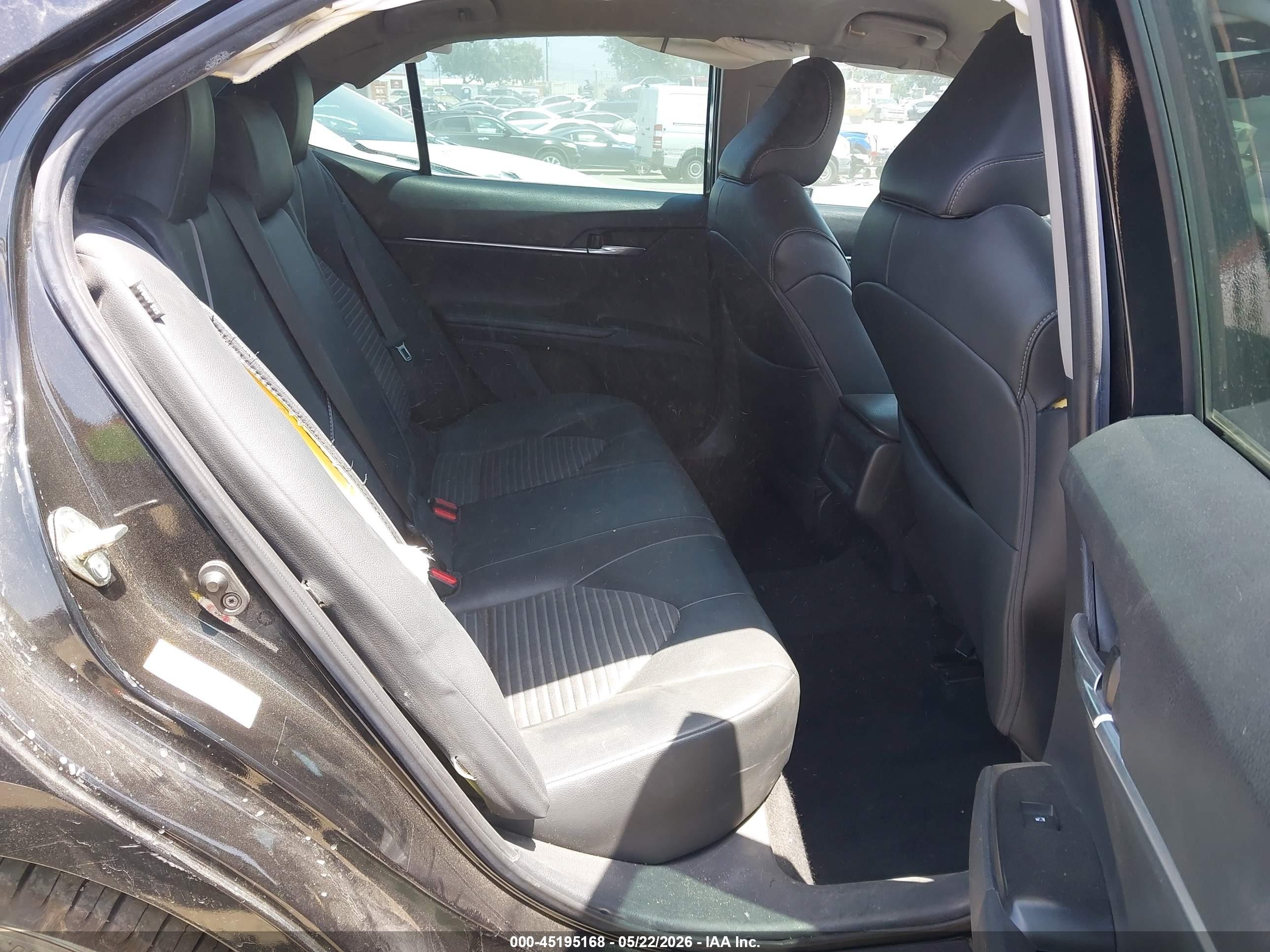2019 Toyota Camry Se Черный vin: 4T1B11HK2KU204114