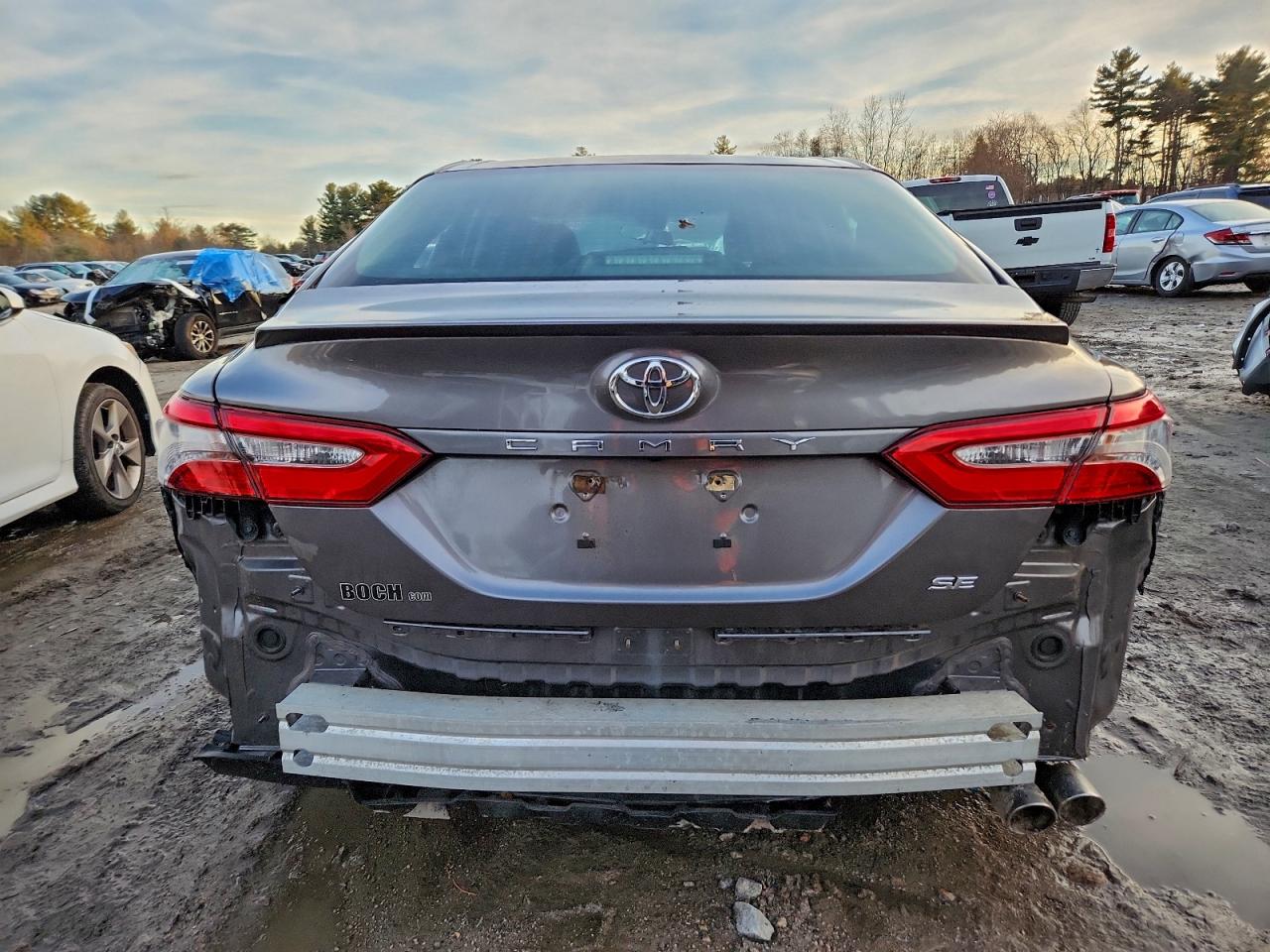 2018 Toyota Camry Se Серый vin: 4T1B11HK4JU618669
