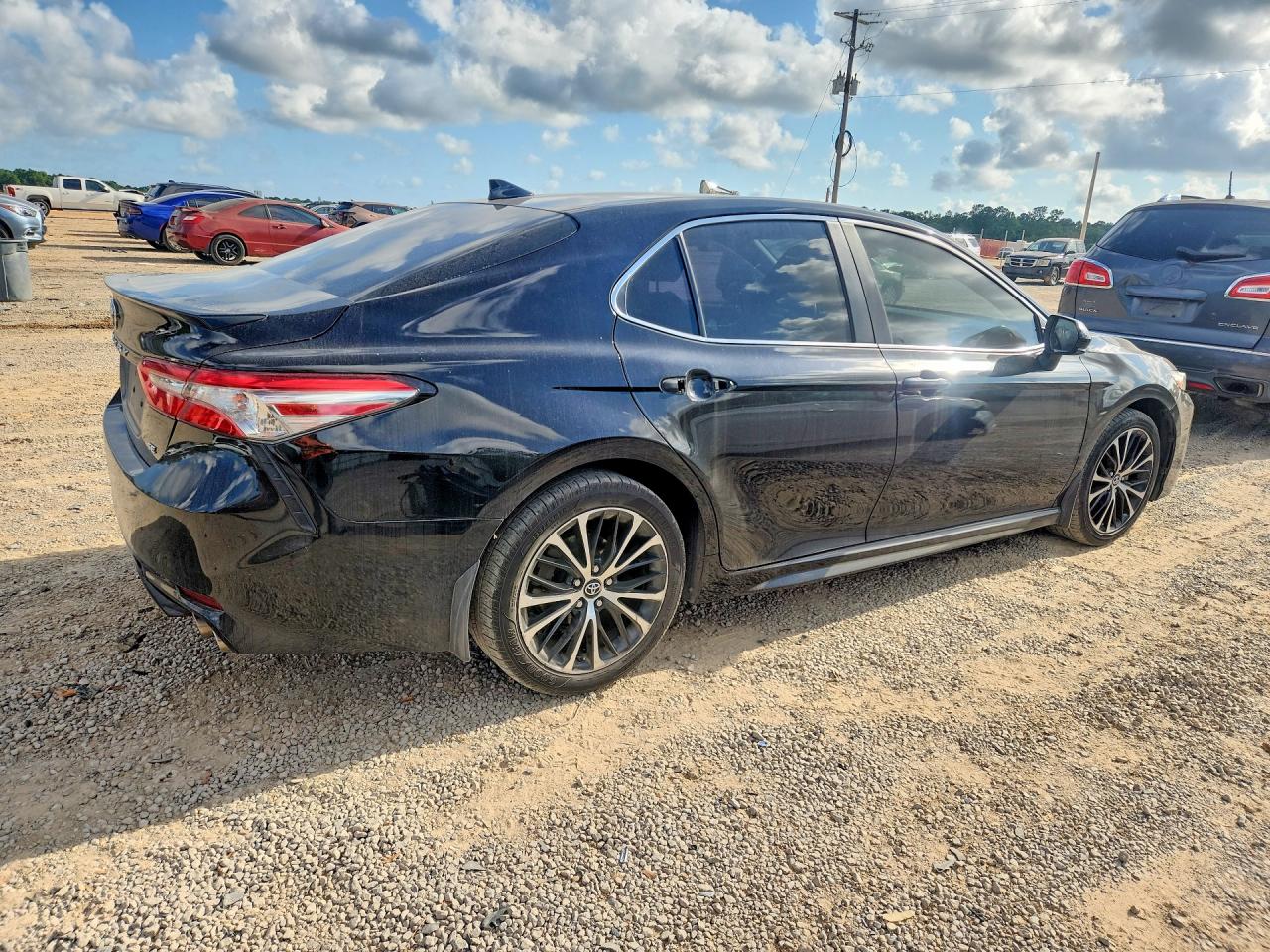 2019 Toyota Camry Se Black vin: 4T1B11HK5KU698033