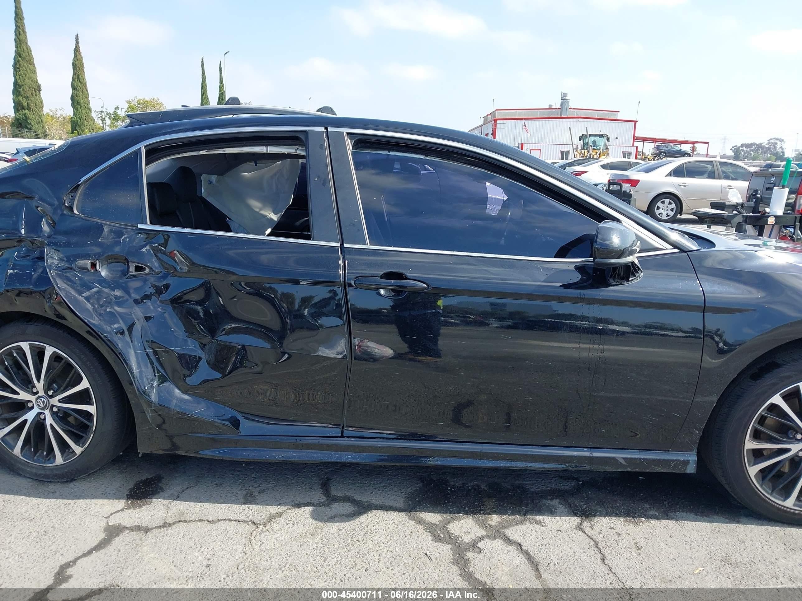 2019 Toyota Camry Se Black vin: 4T1B11HK5KU722833