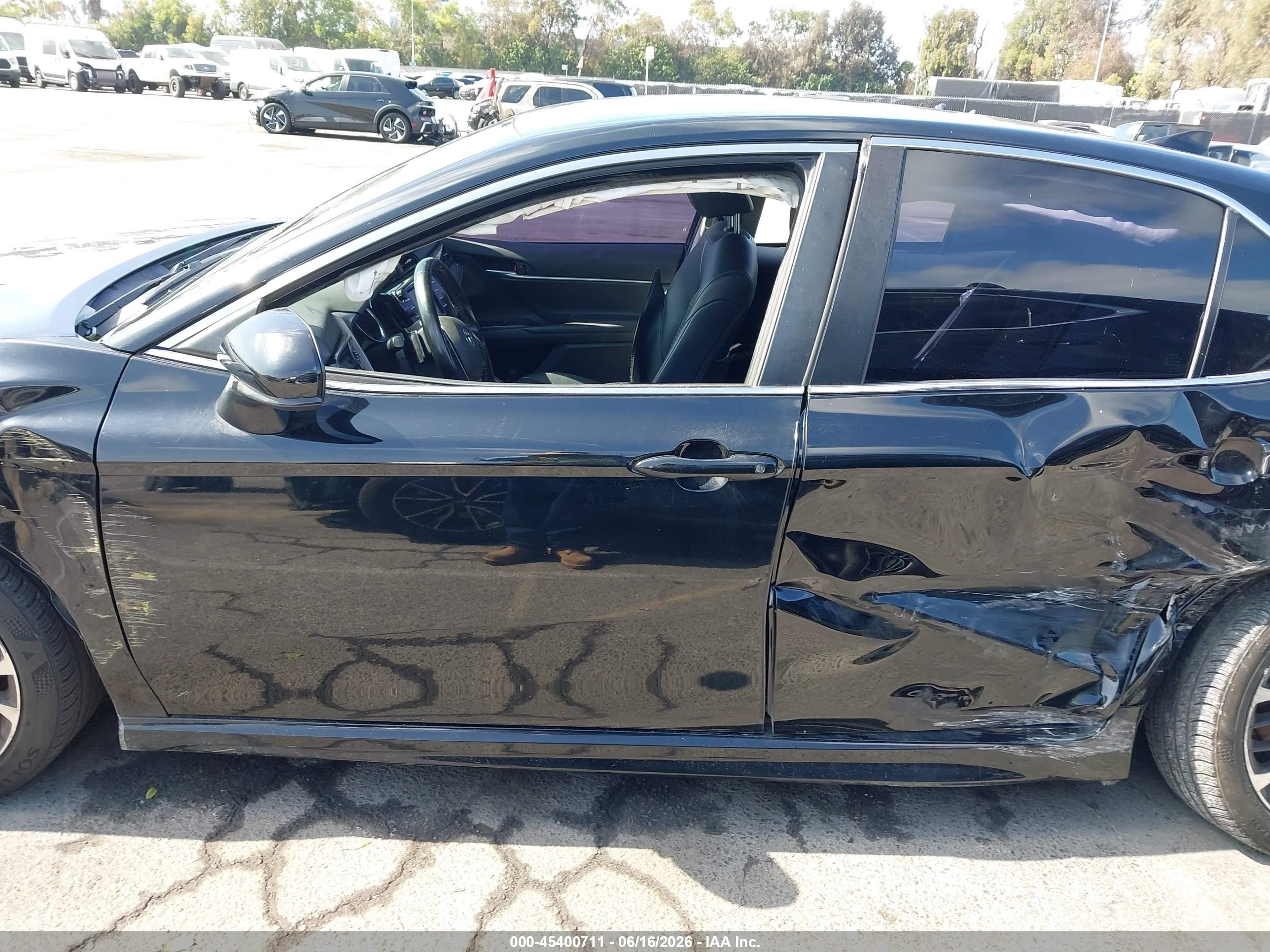 2019 Toyota Camry Se Black vin: 4T1B11HK5KU722833