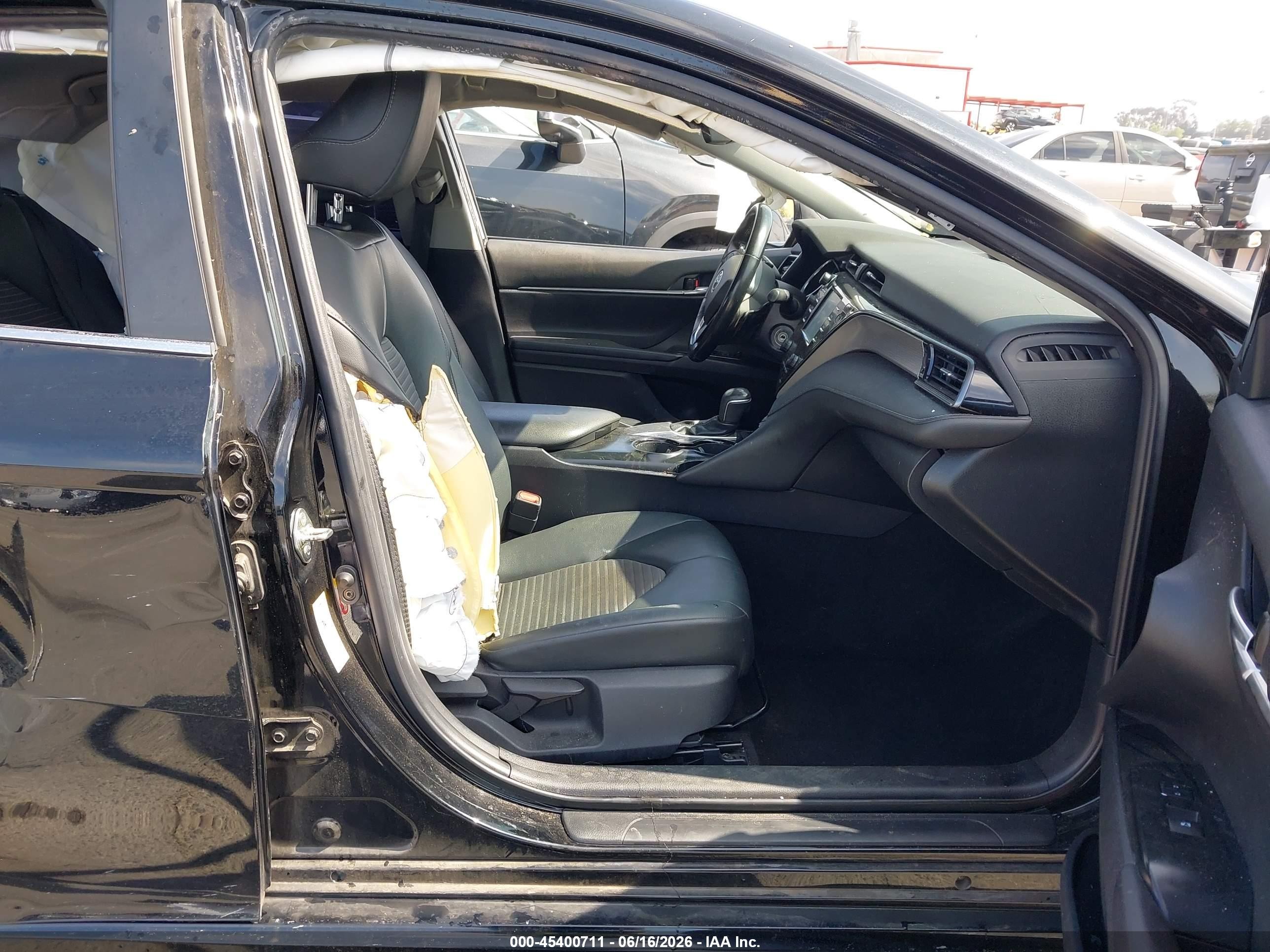 2019 Toyota Camry Se Black vin: 4T1B11HK5KU722833