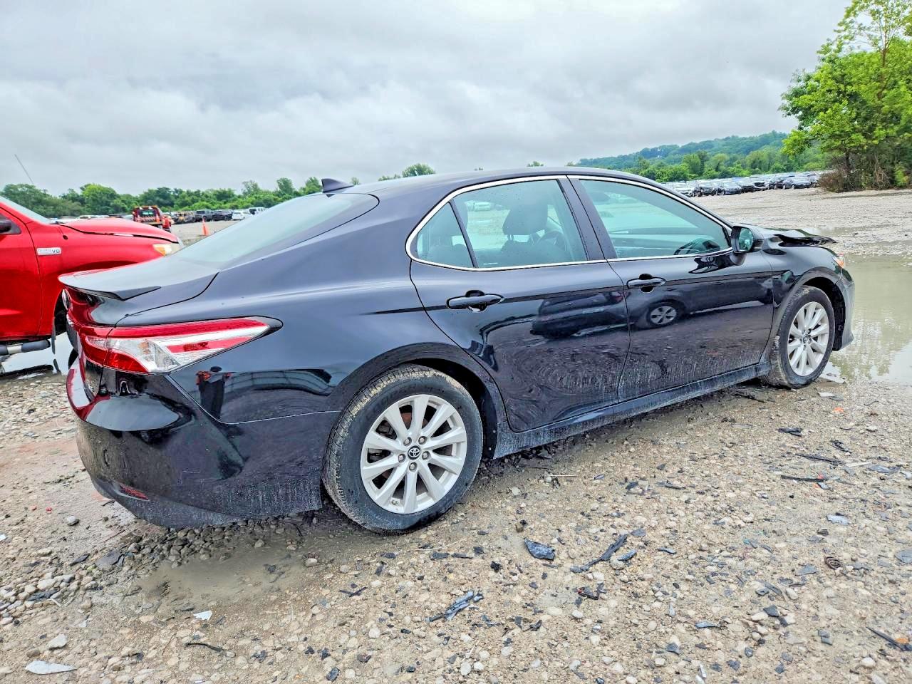 2019 Toyota Camry Le Black vin: 4T1B11HK5KU848688