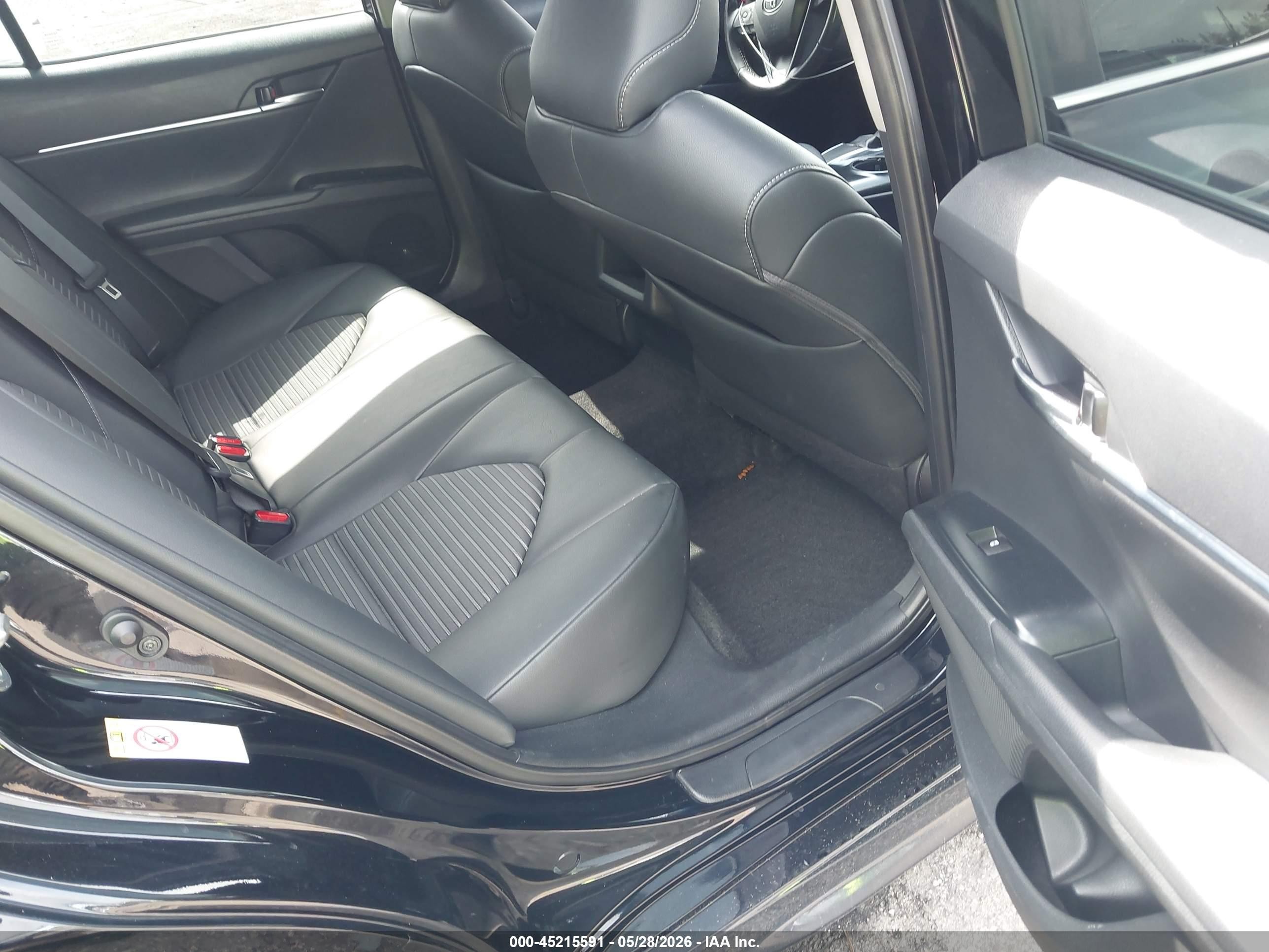 2019 Toyota Camry Se Черный vin: 4T1B11HK6KU742055