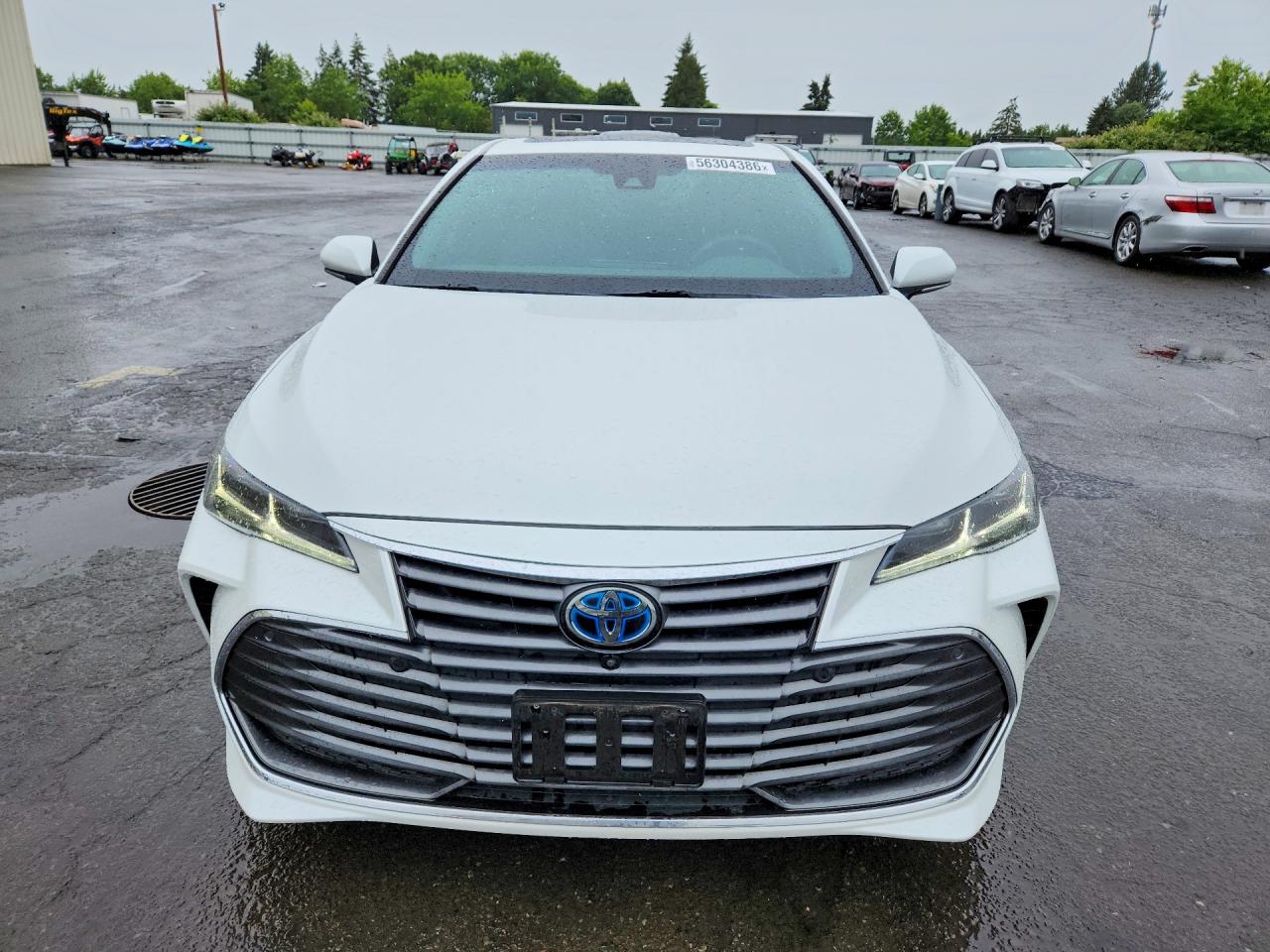 2019 Toyota Avalon Hybrid Limited White vin: 4T1B21FB4KU009471