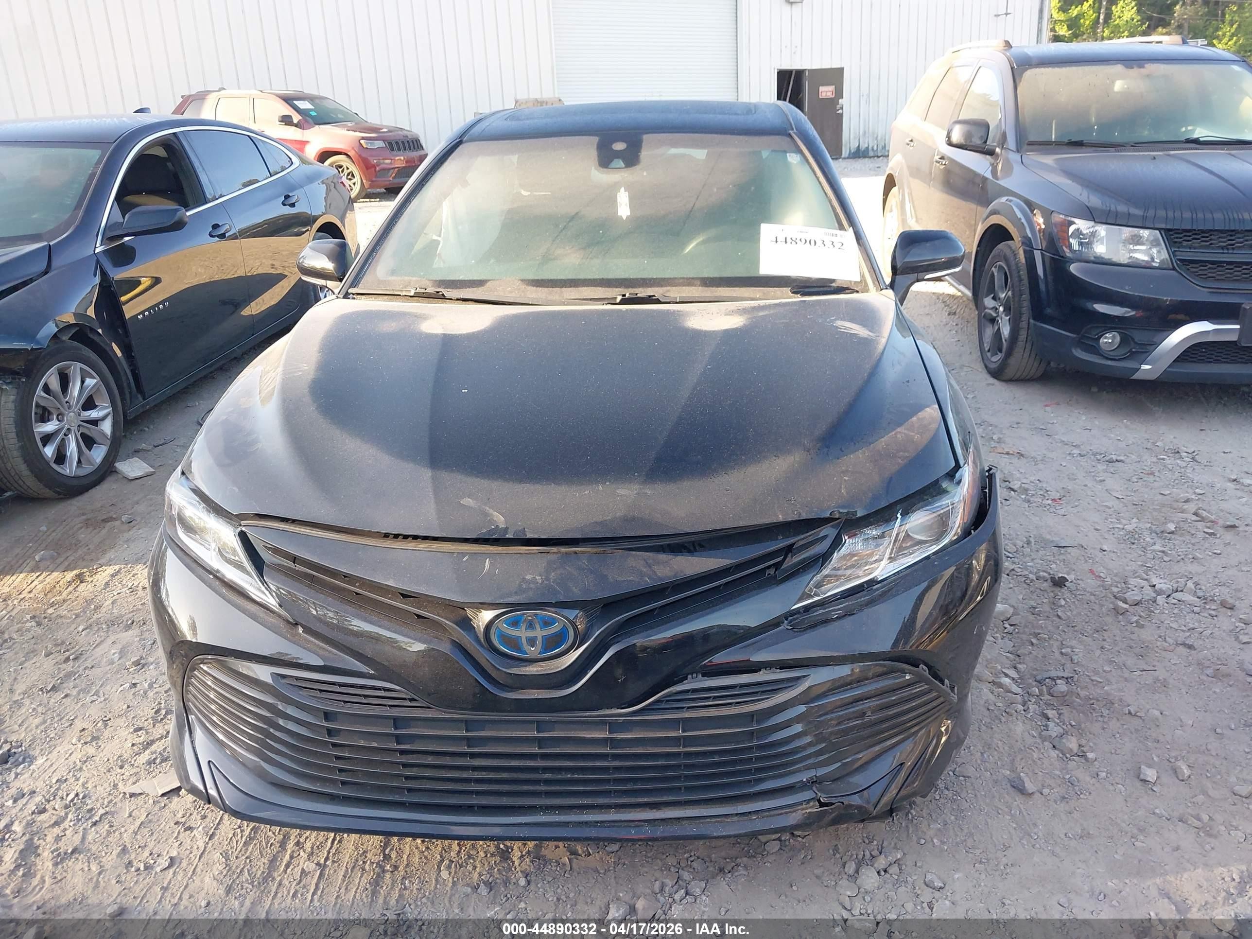 2019 Toyota Camry Hybrid Le Black vin: 4T1B31HK5KU516082