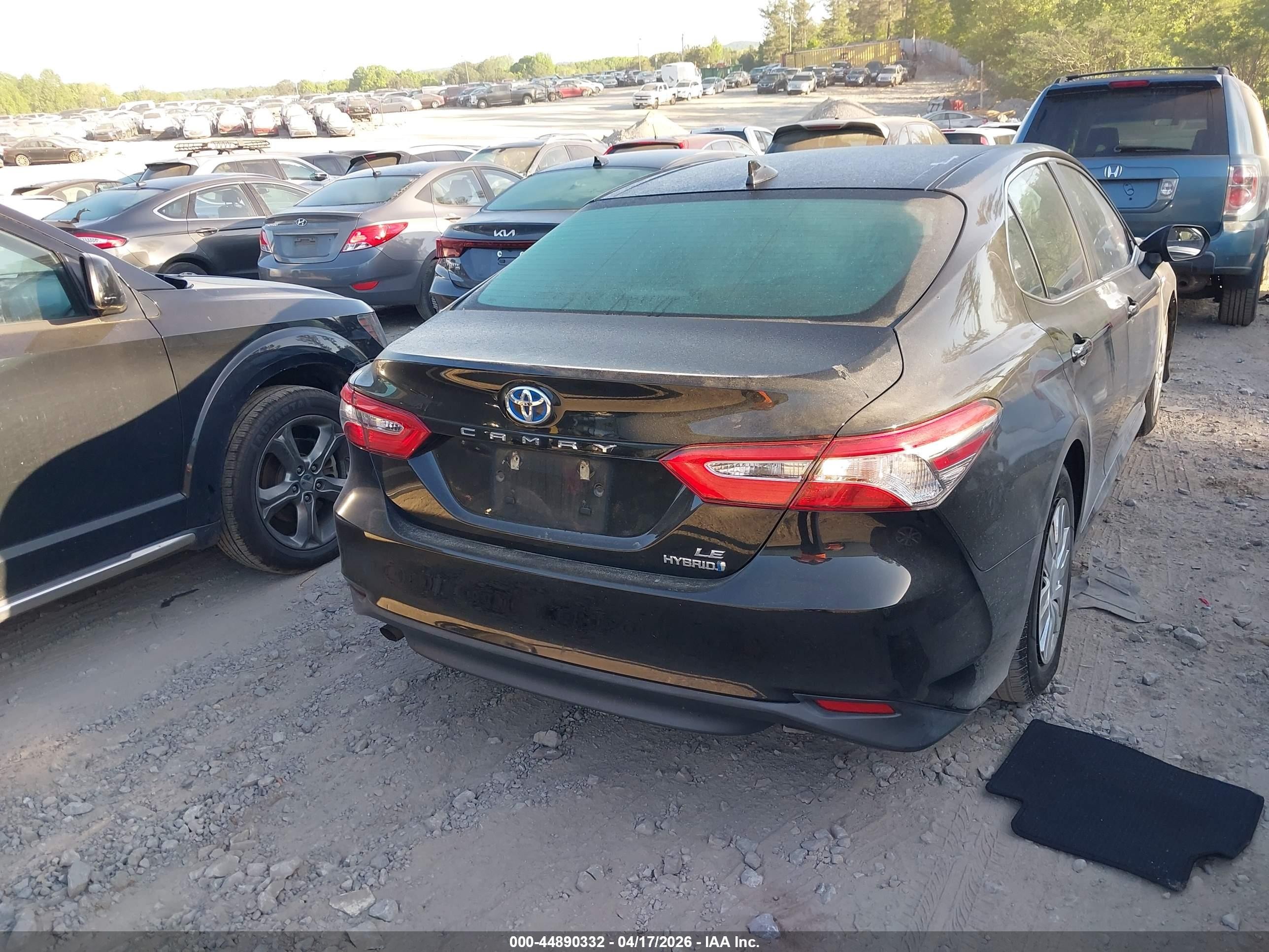 2019 Toyota Camry Hybrid Le Black vin: 4T1B31HK5KU516082