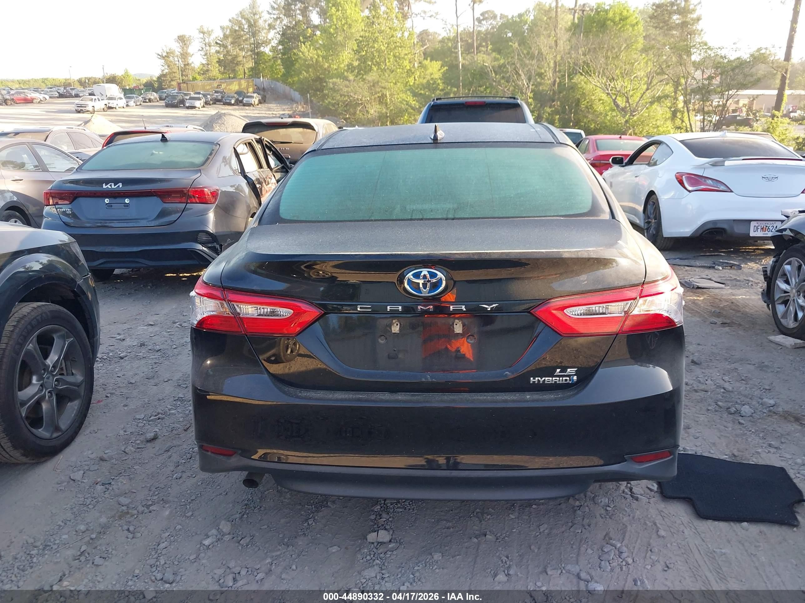 2019 Toyota Camry Hybrid Le Black vin: 4T1B31HK5KU516082