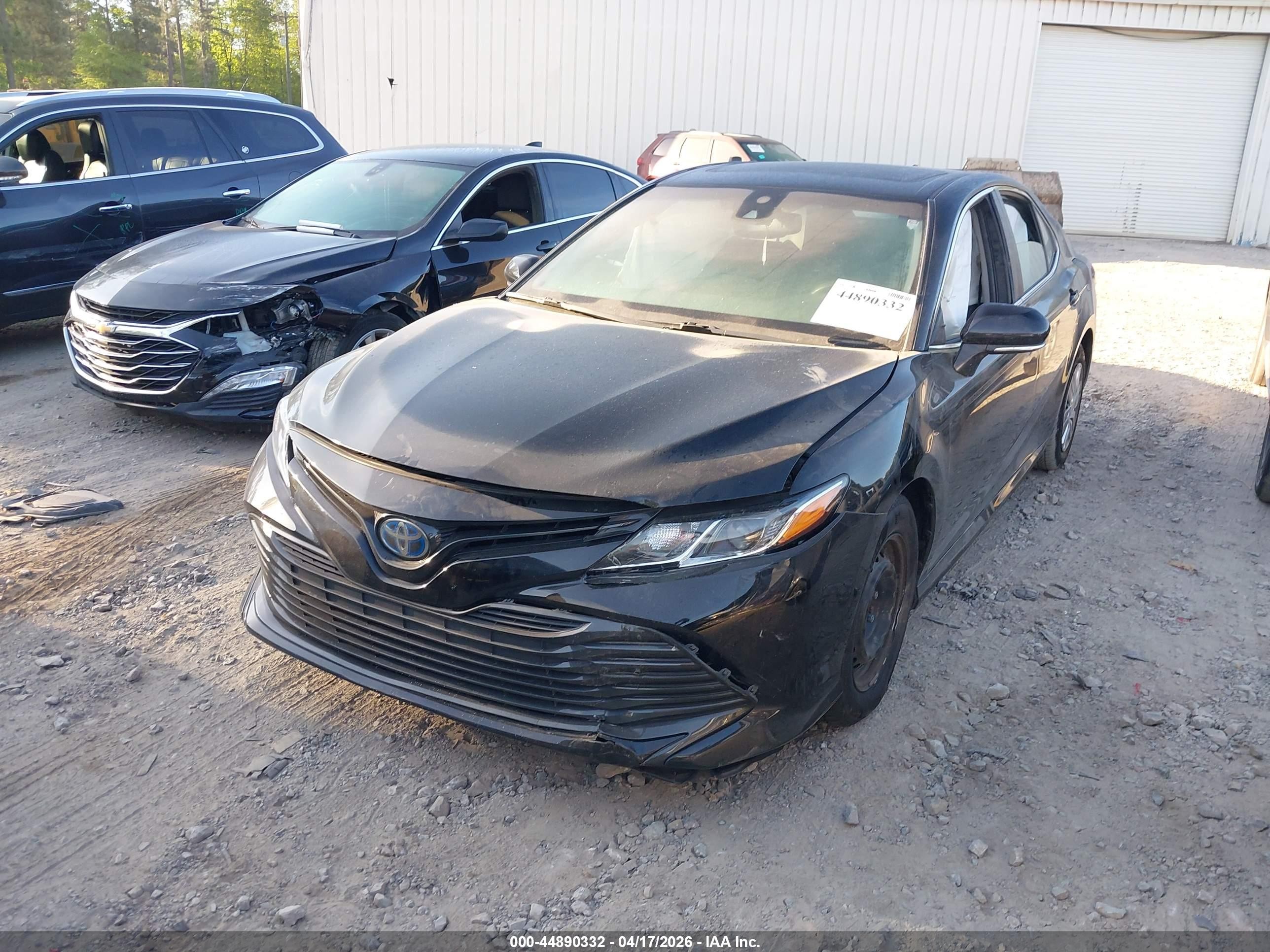 2019 Toyota Camry Hybrid Le Black vin: 4T1B31HK5KU516082