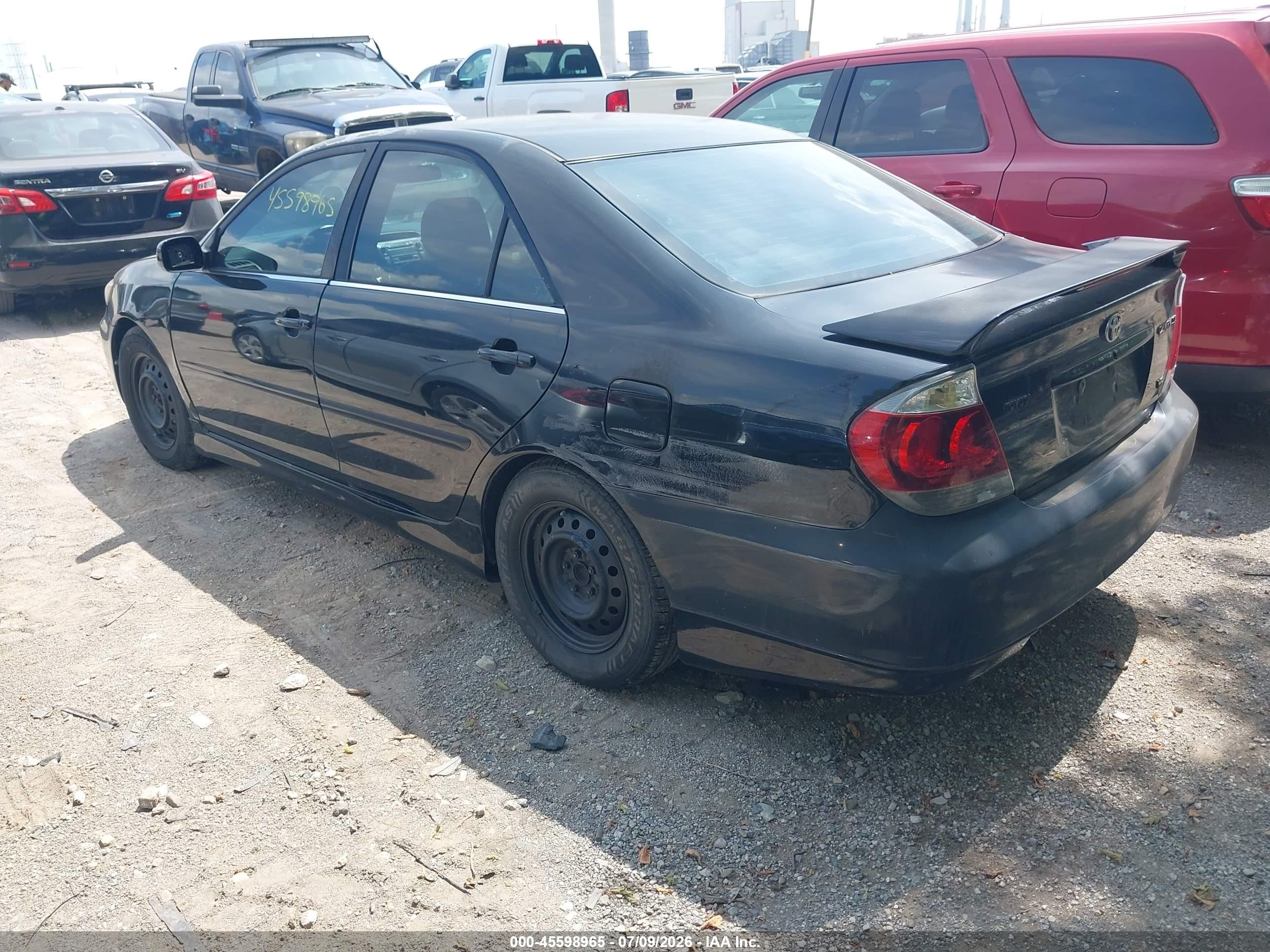 2005 Toyota Camry Se V6 Black vin: 4T1BA30K05U073034