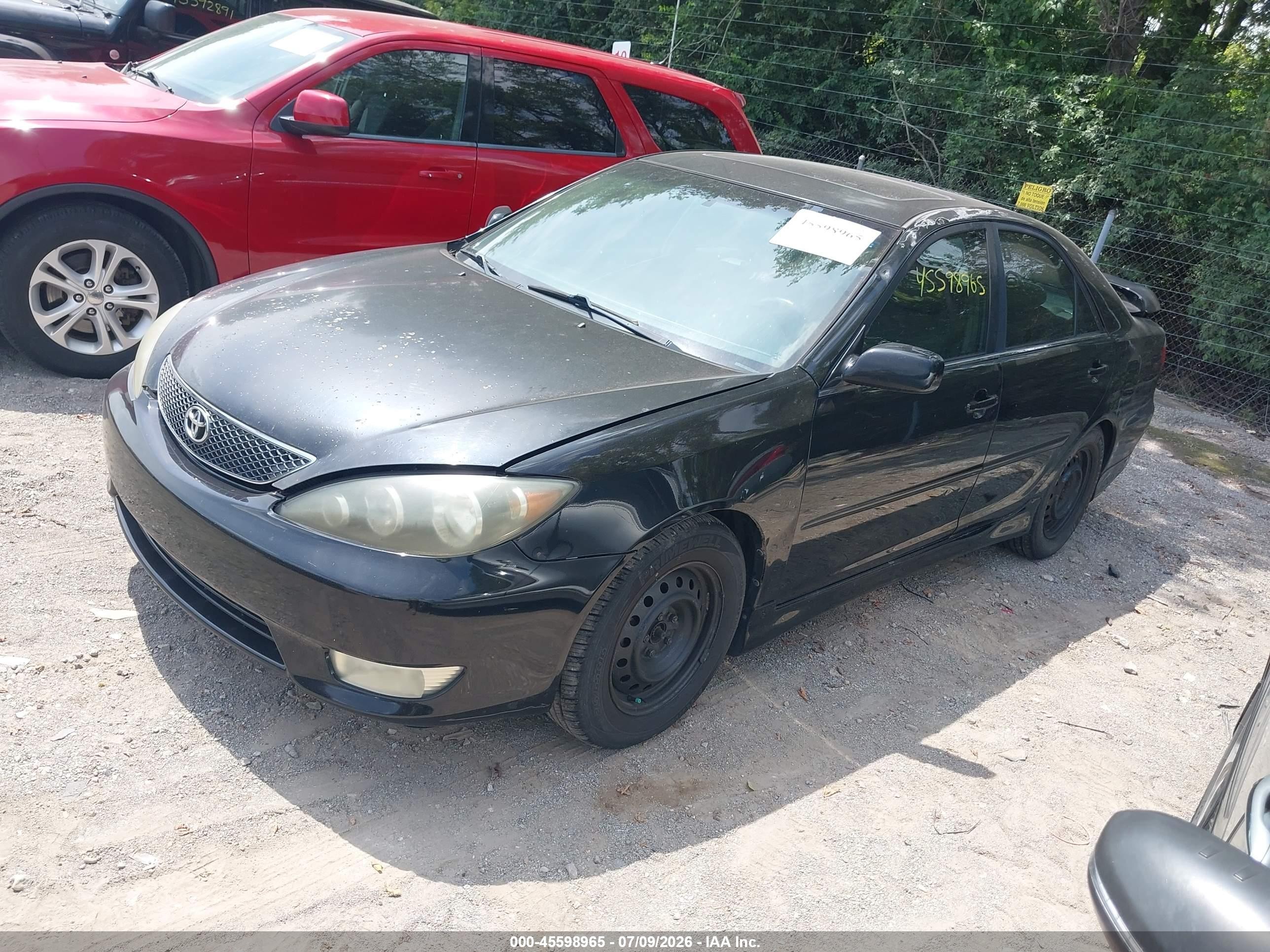 2005 Toyota Camry Se V6 Black vin: 4T1BA30K05U073034