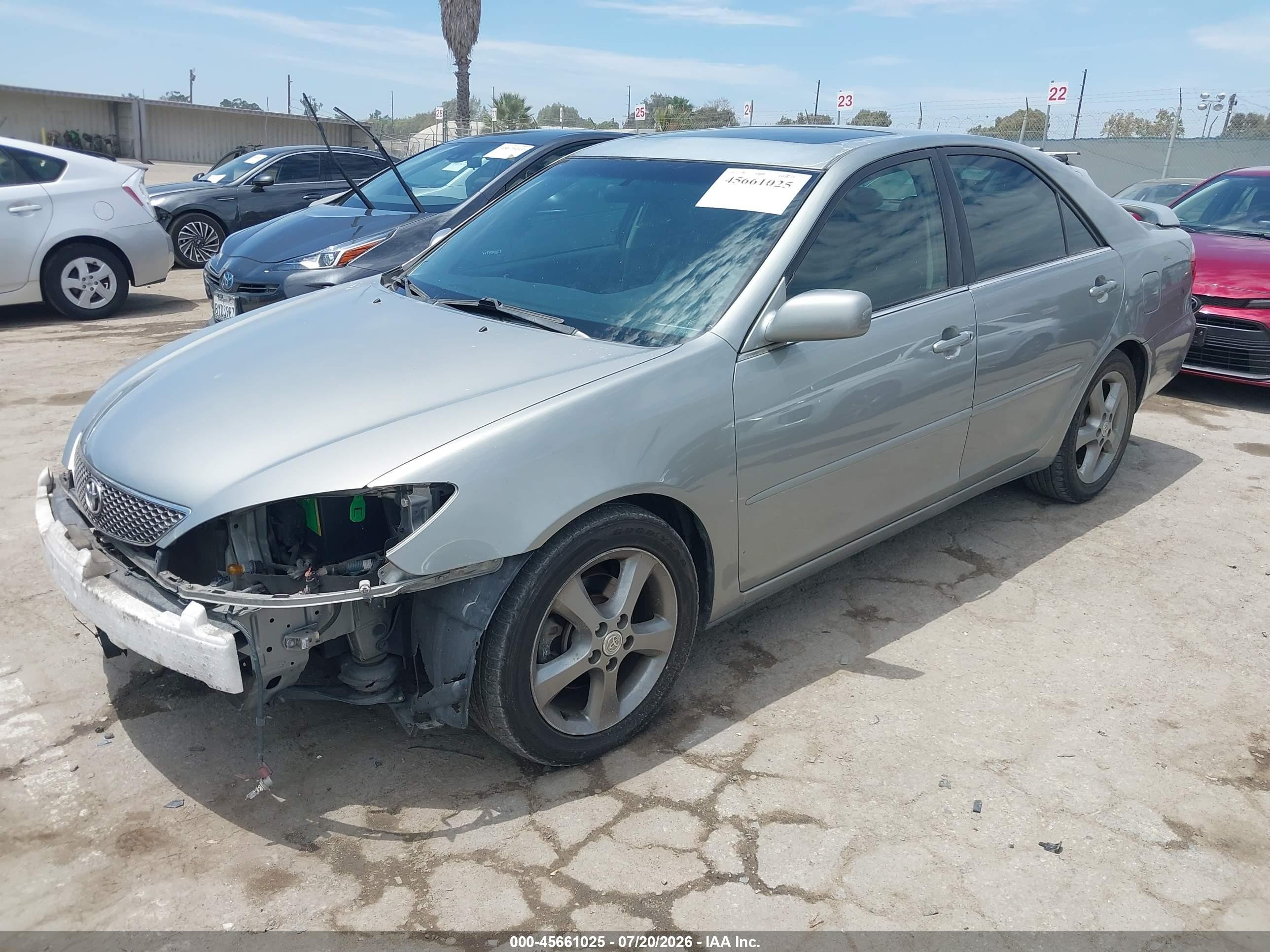 2005 Toyota Camry Se V6 Silver vin: 4T1BA30K15U050233