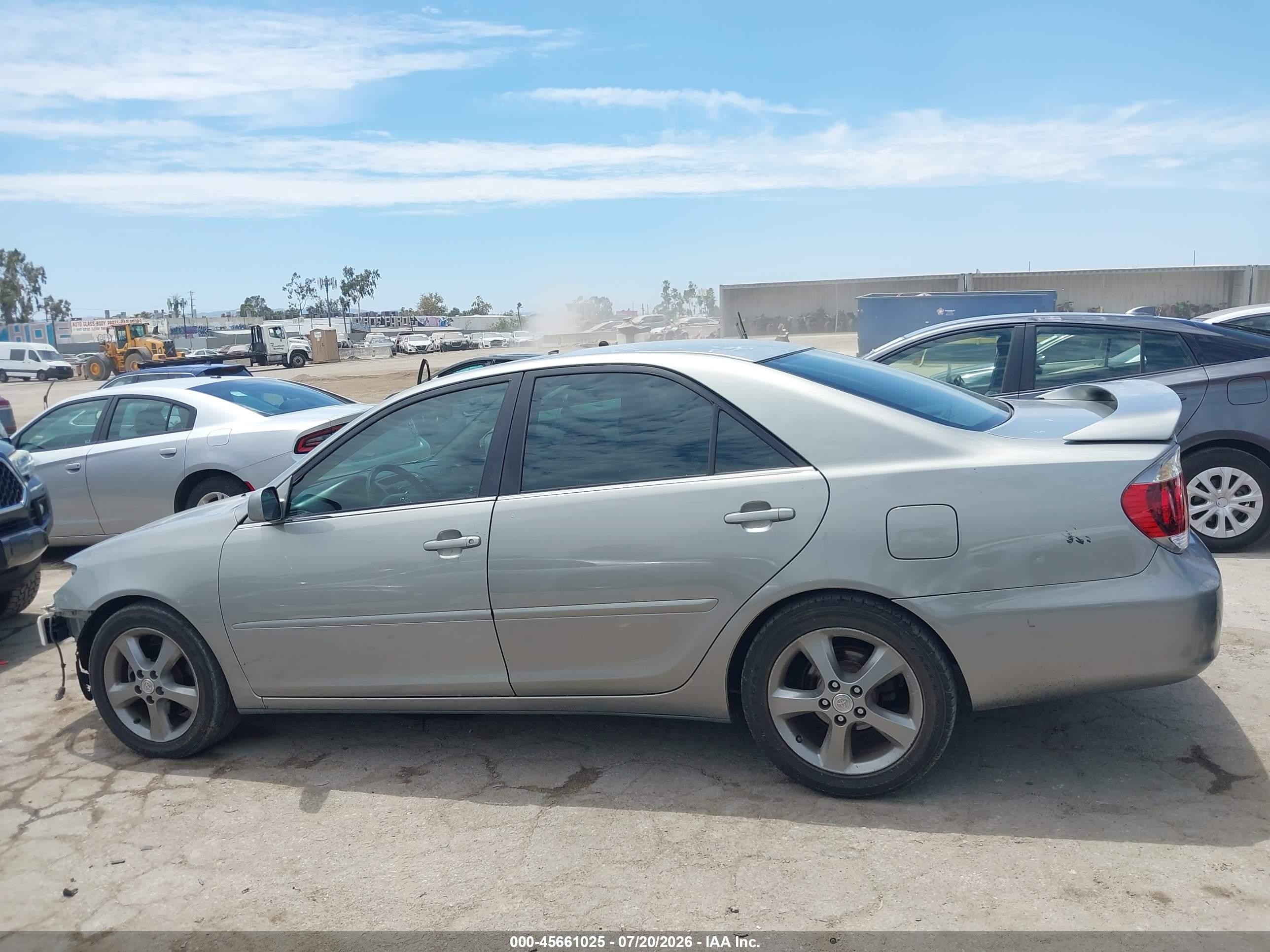 2005 Toyota Camry Se V6 Silver vin: 4T1BA30K15U050233
