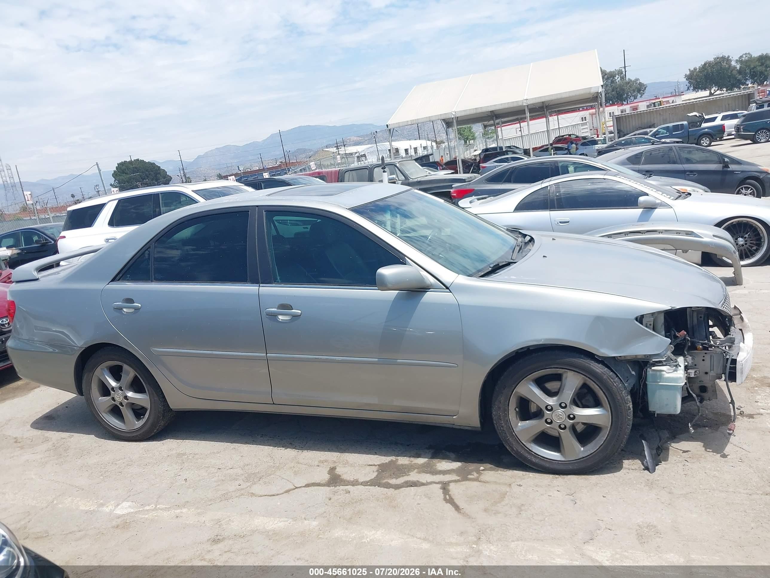 2005 Toyota Camry Se V6 Silver vin: 4T1BA30K15U050233