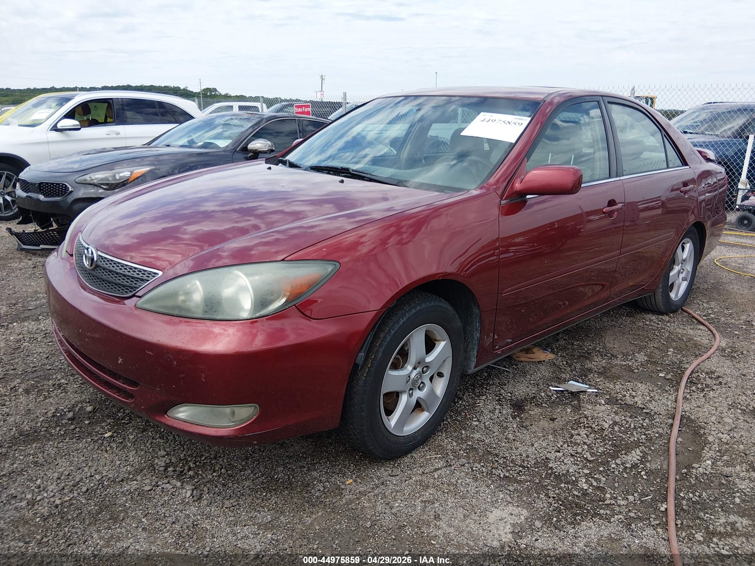 2004 Toyota Camry Se V6 Красный vin: 4T1BA30K34U501323