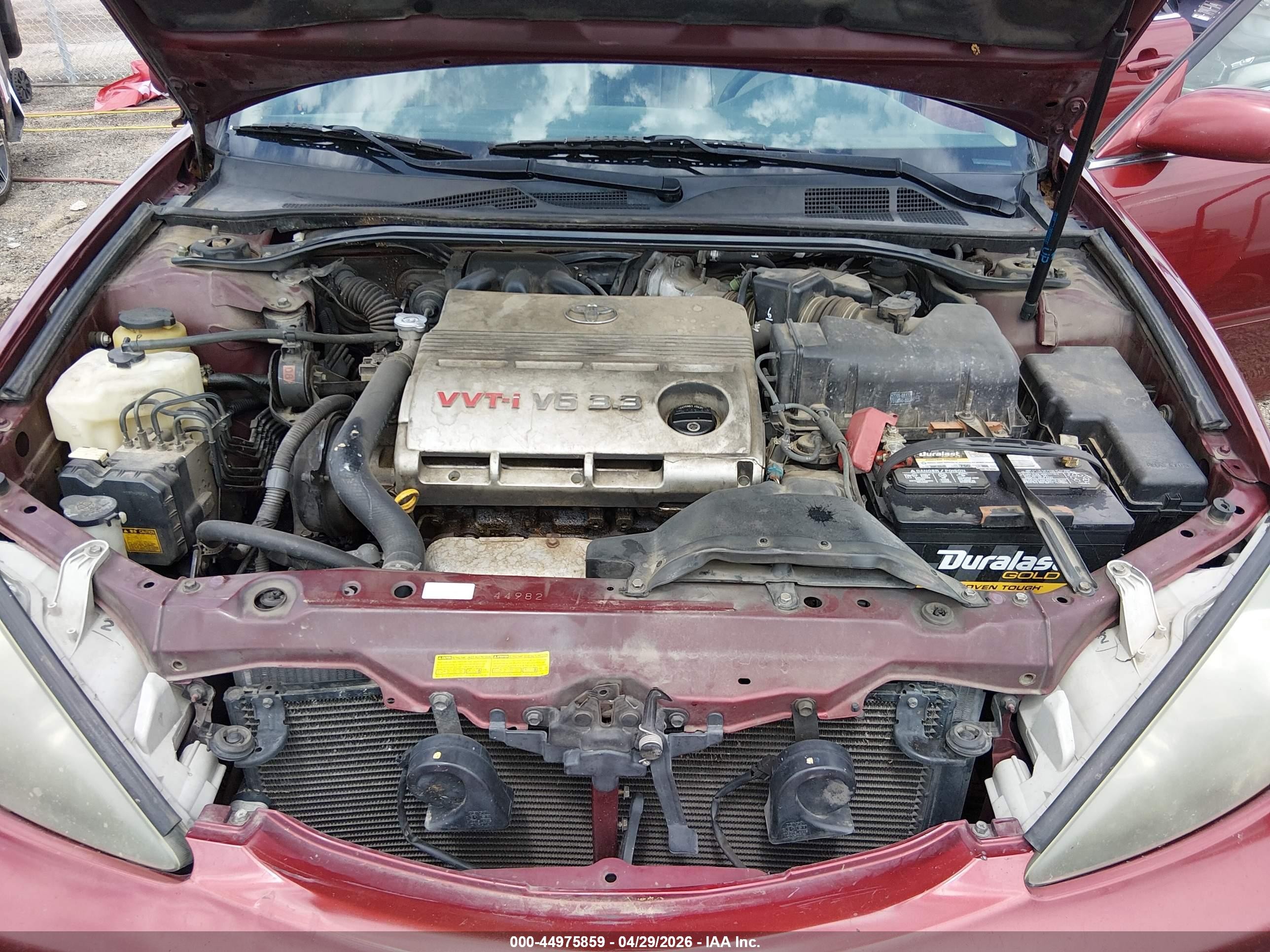 2004 Toyota Camry Se V6 Красный vin: 4T1BA30K34U501323