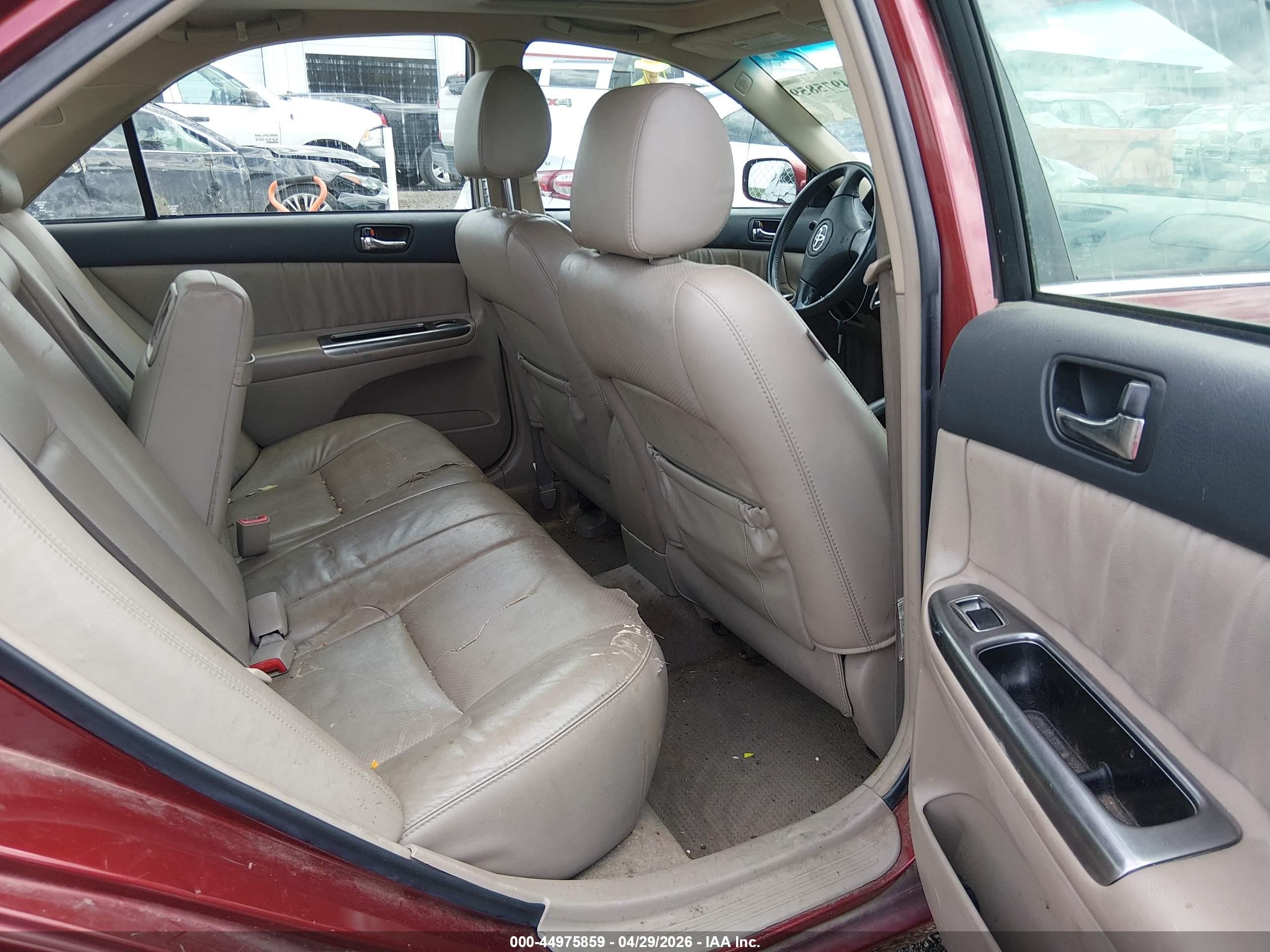 2004 Toyota Camry Se V6 Красный vin: 4T1BA30K34U501323