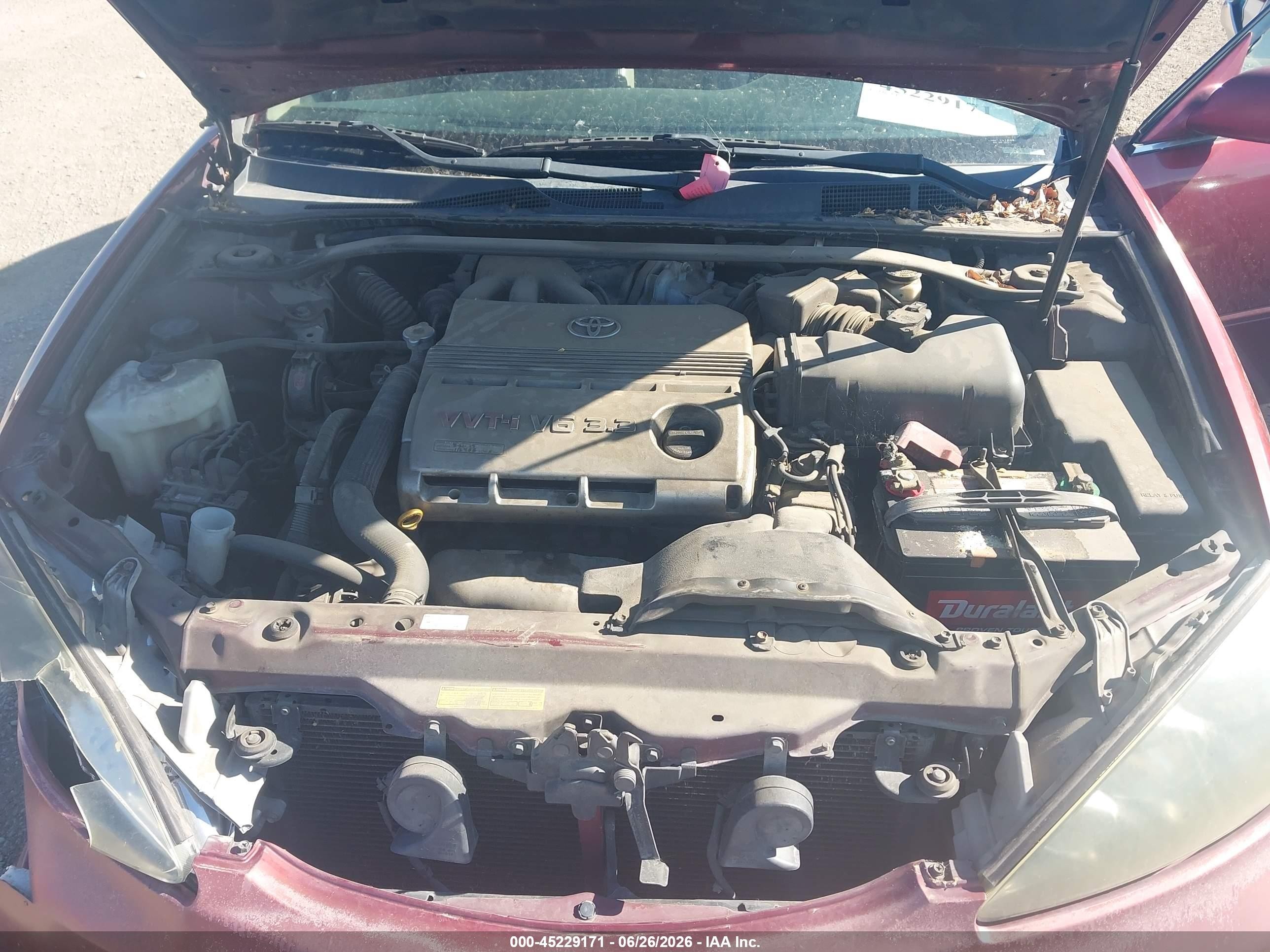 2005 Toyota Camry Se V6 Burgundy vin: 4T1BA30K95U506544
