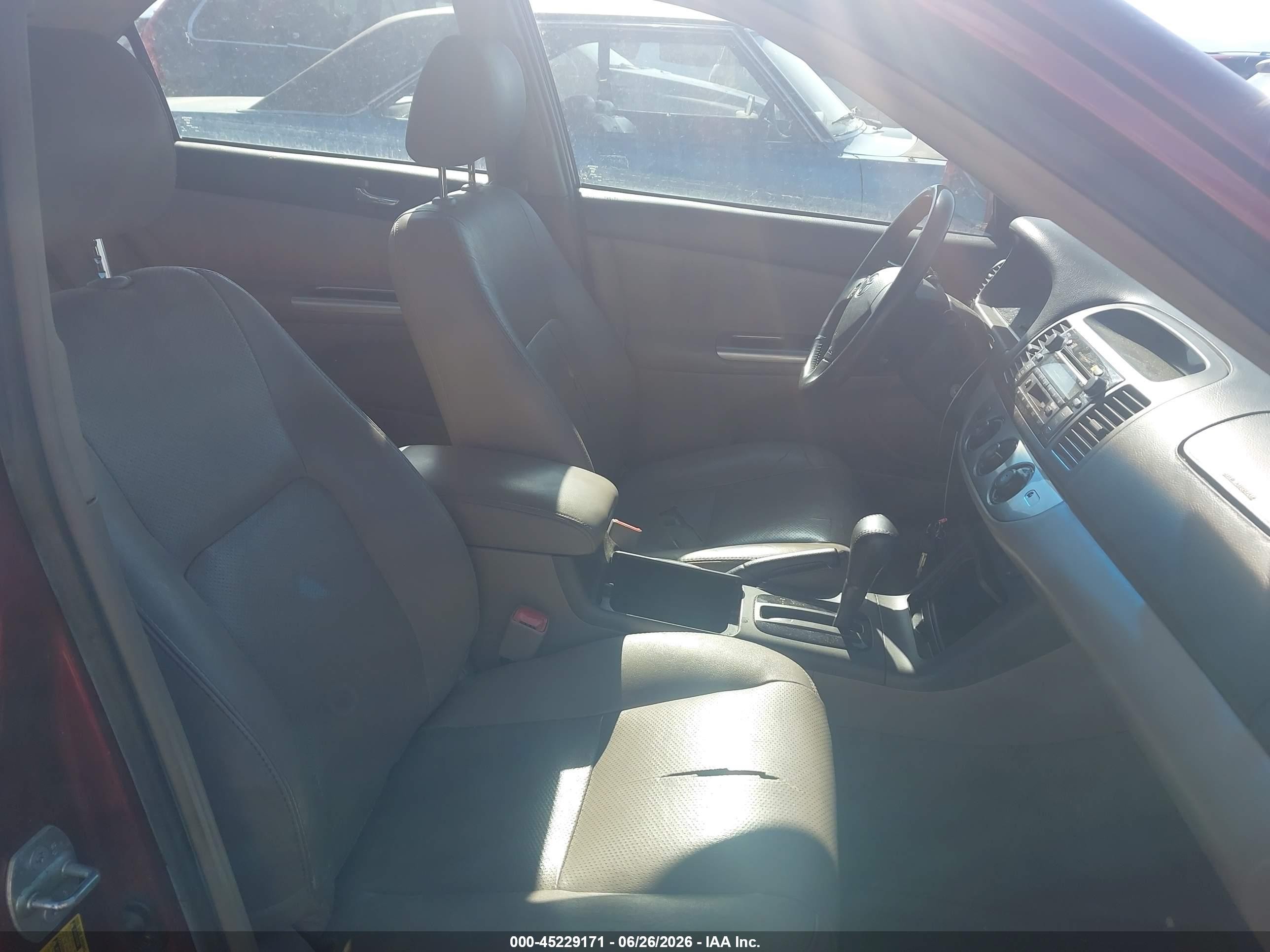 2005 Toyota Camry Se V6 Burgundy vin: 4T1BA30K95U506544