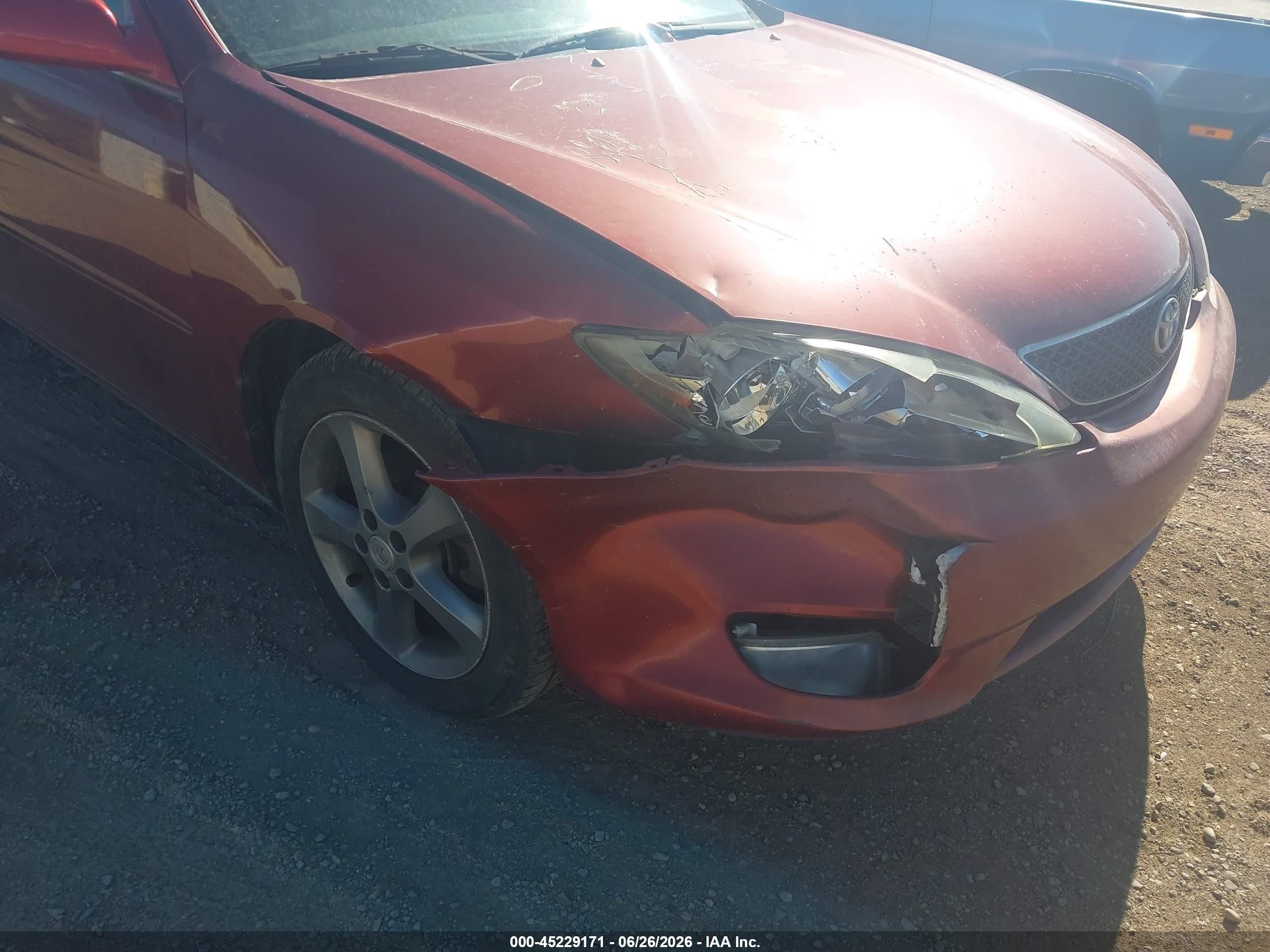 2005 Toyota Camry Se V6 Burgundy vin: 4T1BA30K95U506544