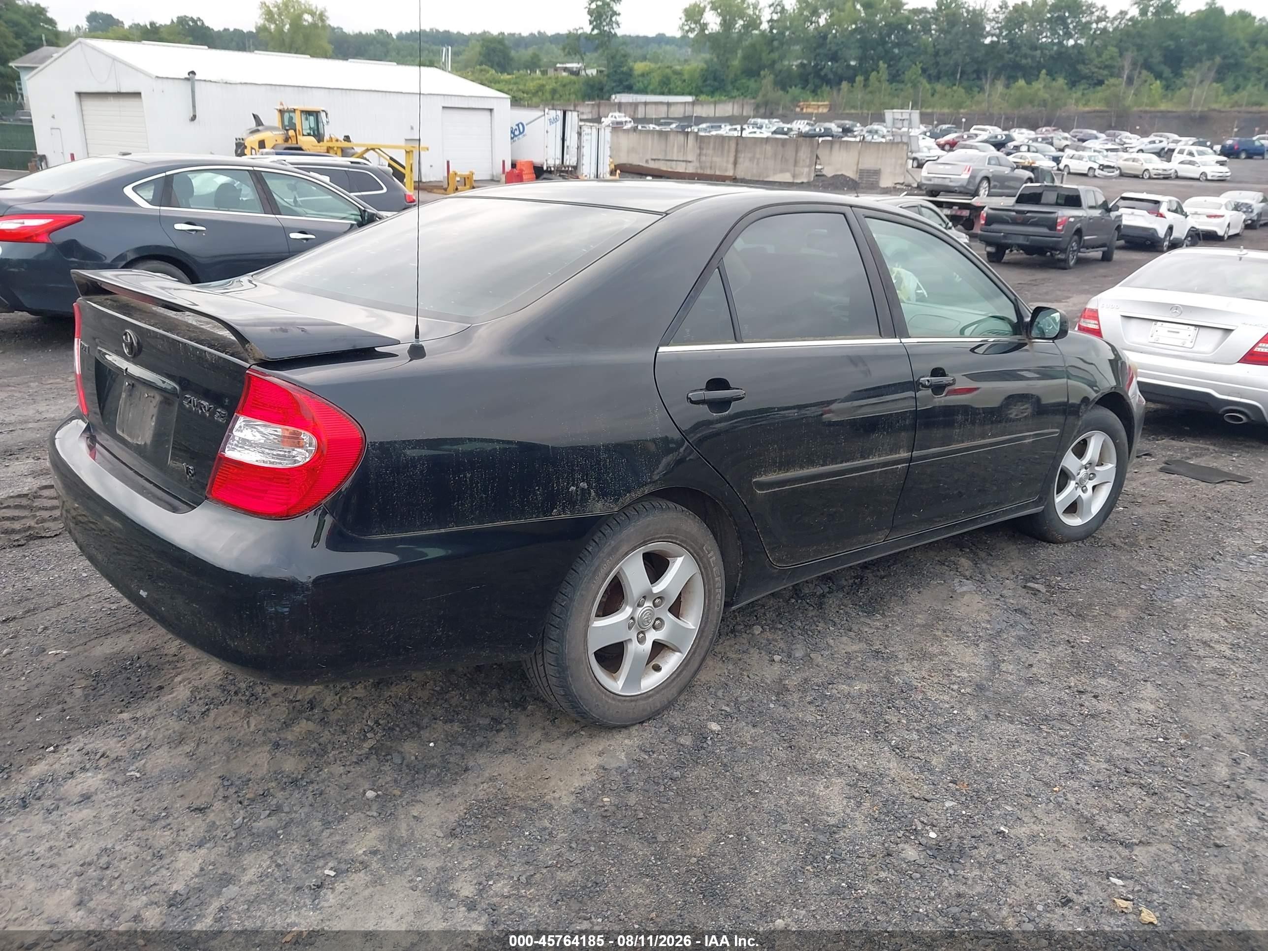 2004 Toyota Camry Se V6 Black vin: 4T1BA32K04U505679