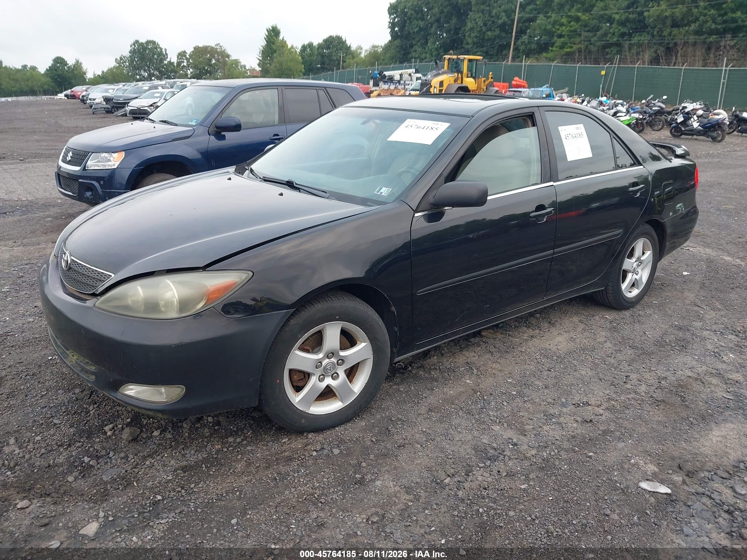 2004 Toyota Camry Se V6 Black vin: 4T1BA32K04U505679