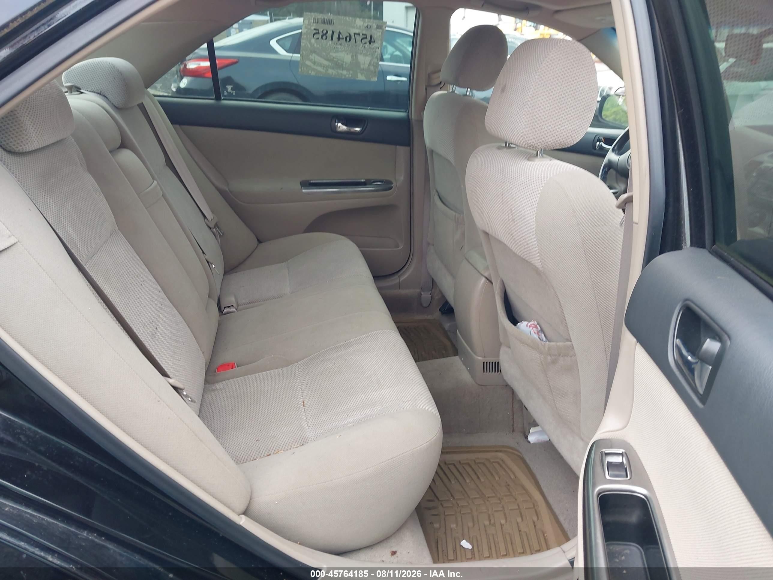 2004 Toyota Camry Se V6 Black vin: 4T1BA32K04U505679