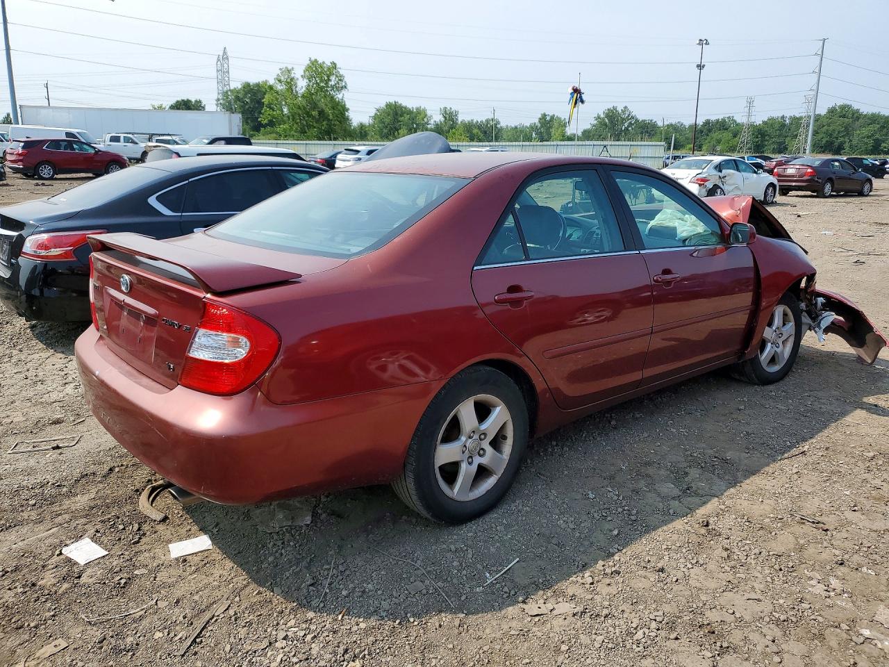 2004 Toyota Camry Se Burgundy vin: 4T1BA32K24U505831