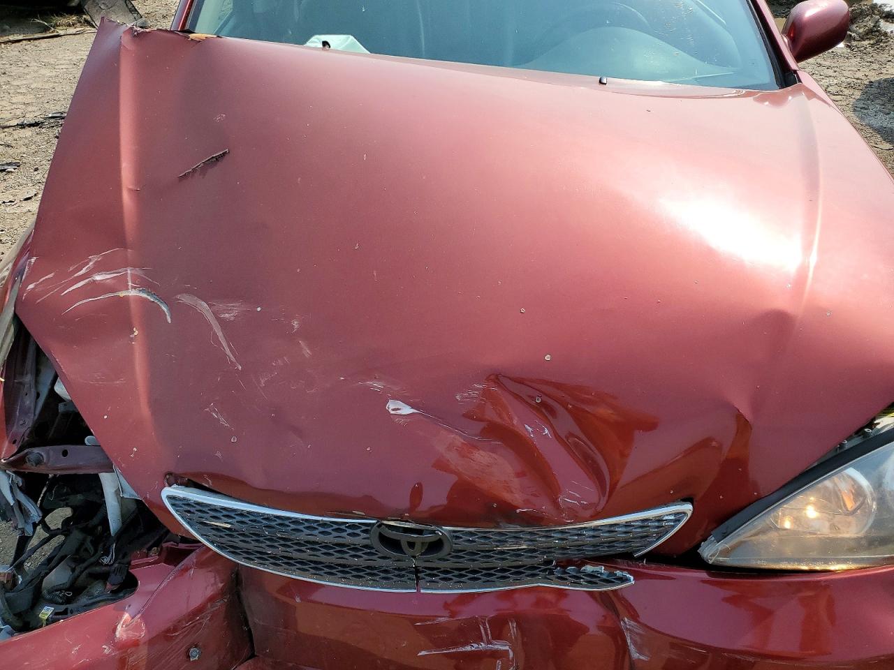 2004 Toyota Camry Se Burgundy vin: 4T1BA32K24U505831
