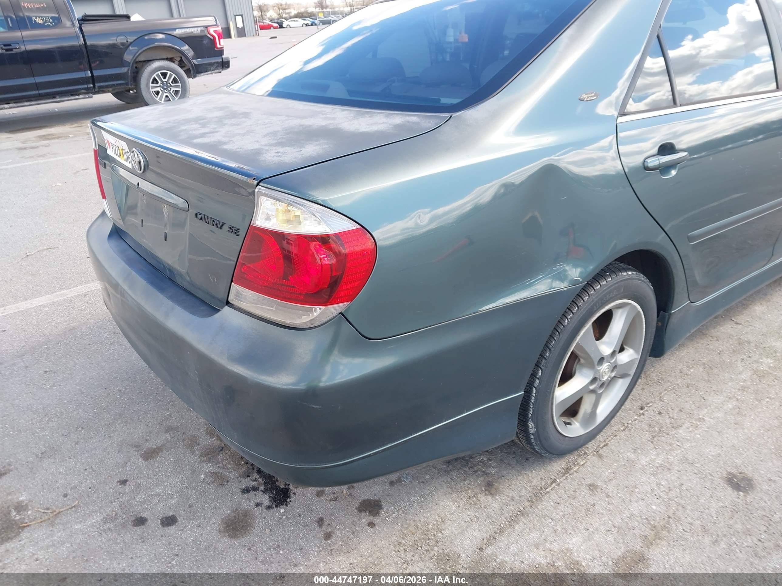 2005 Toyota Camry Se V6 Green vin: 4T1BA32K25U508200