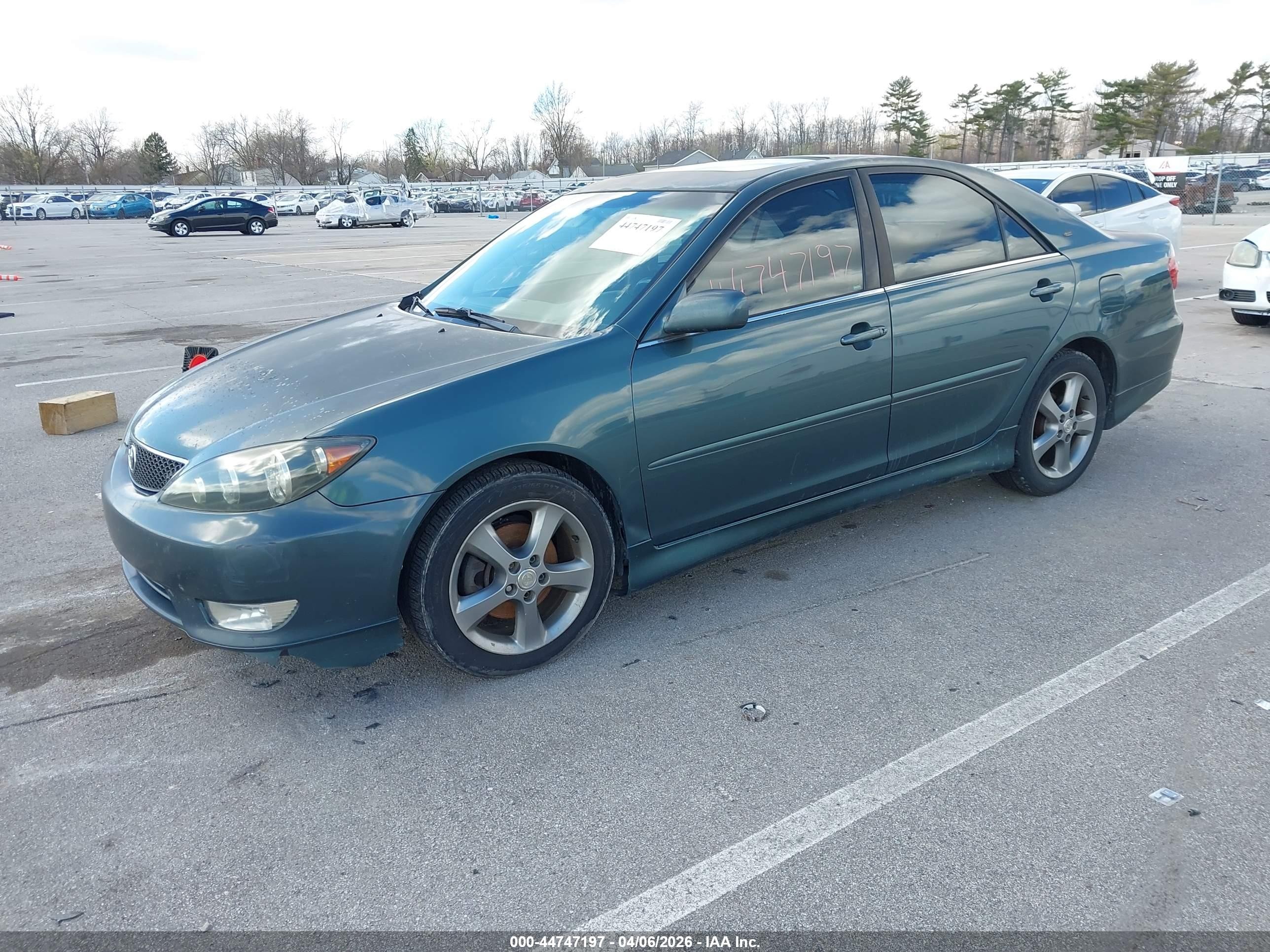 2005 Toyota Camry Se V6 Green vin: 4T1BA32K25U508200