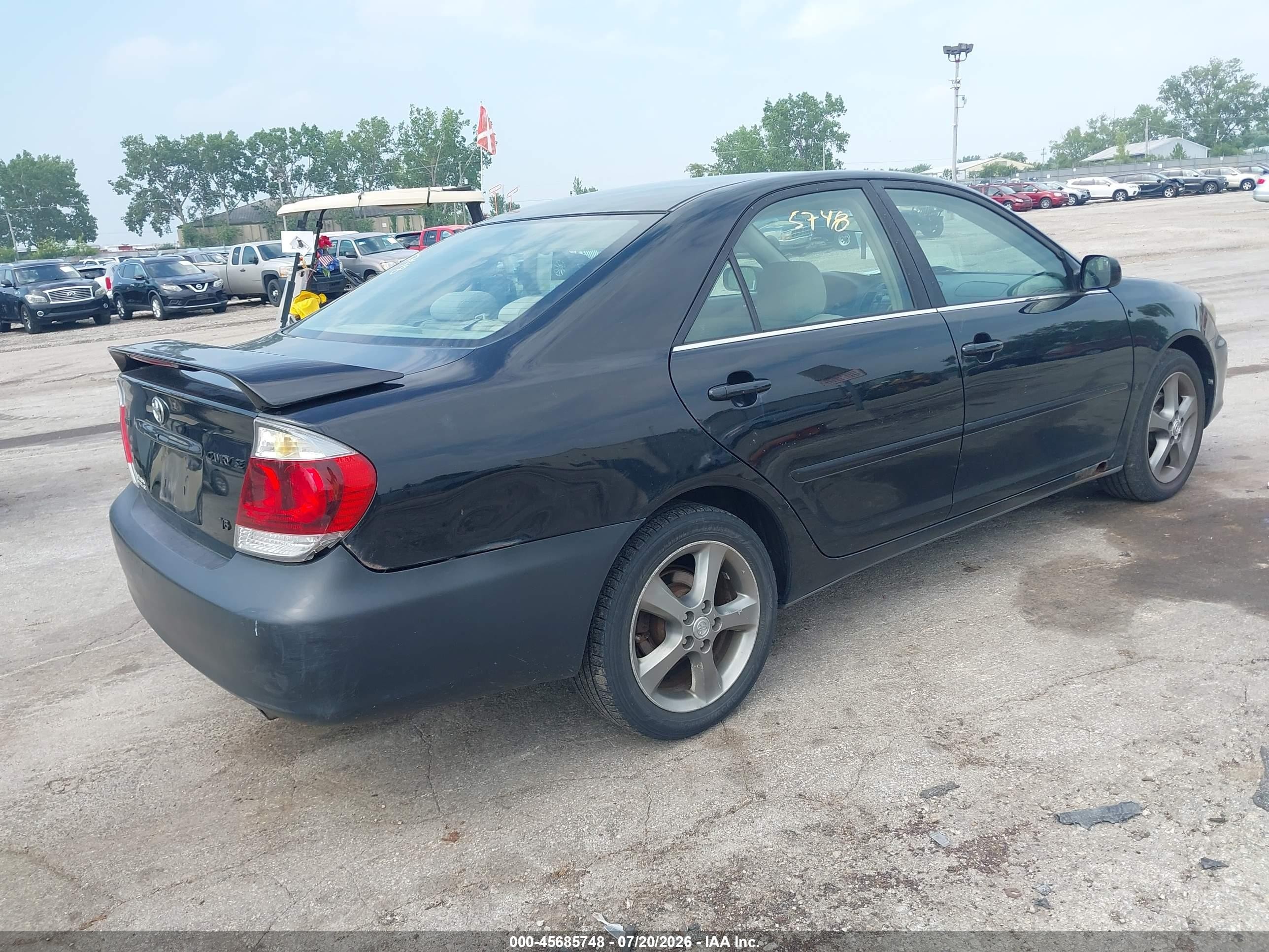 2005 Toyota Camry Se V6 Gray vin: 4T1BA32K45U508439