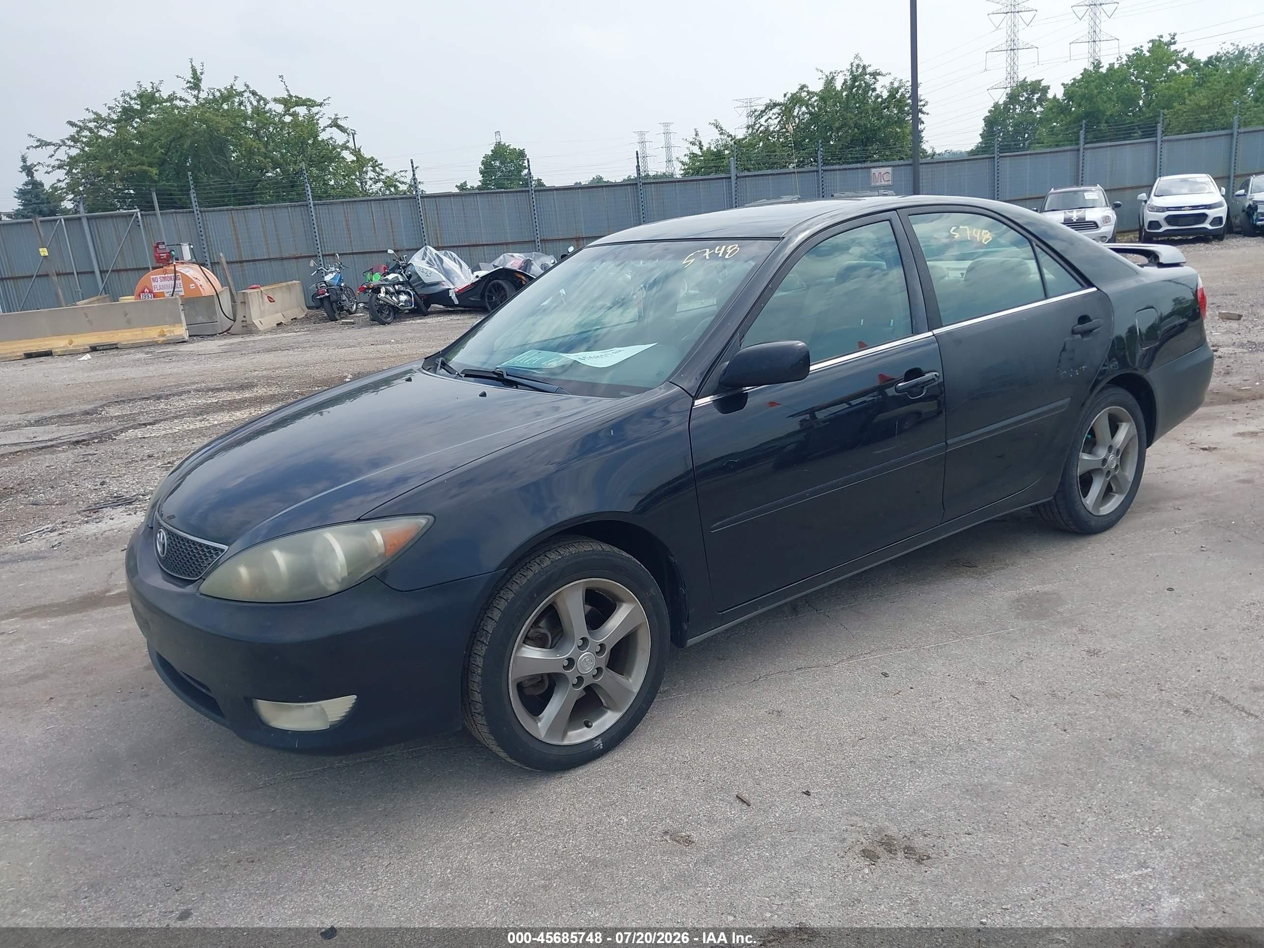 2005 Toyota Camry Se V6 Gray vin: 4T1BA32K45U508439