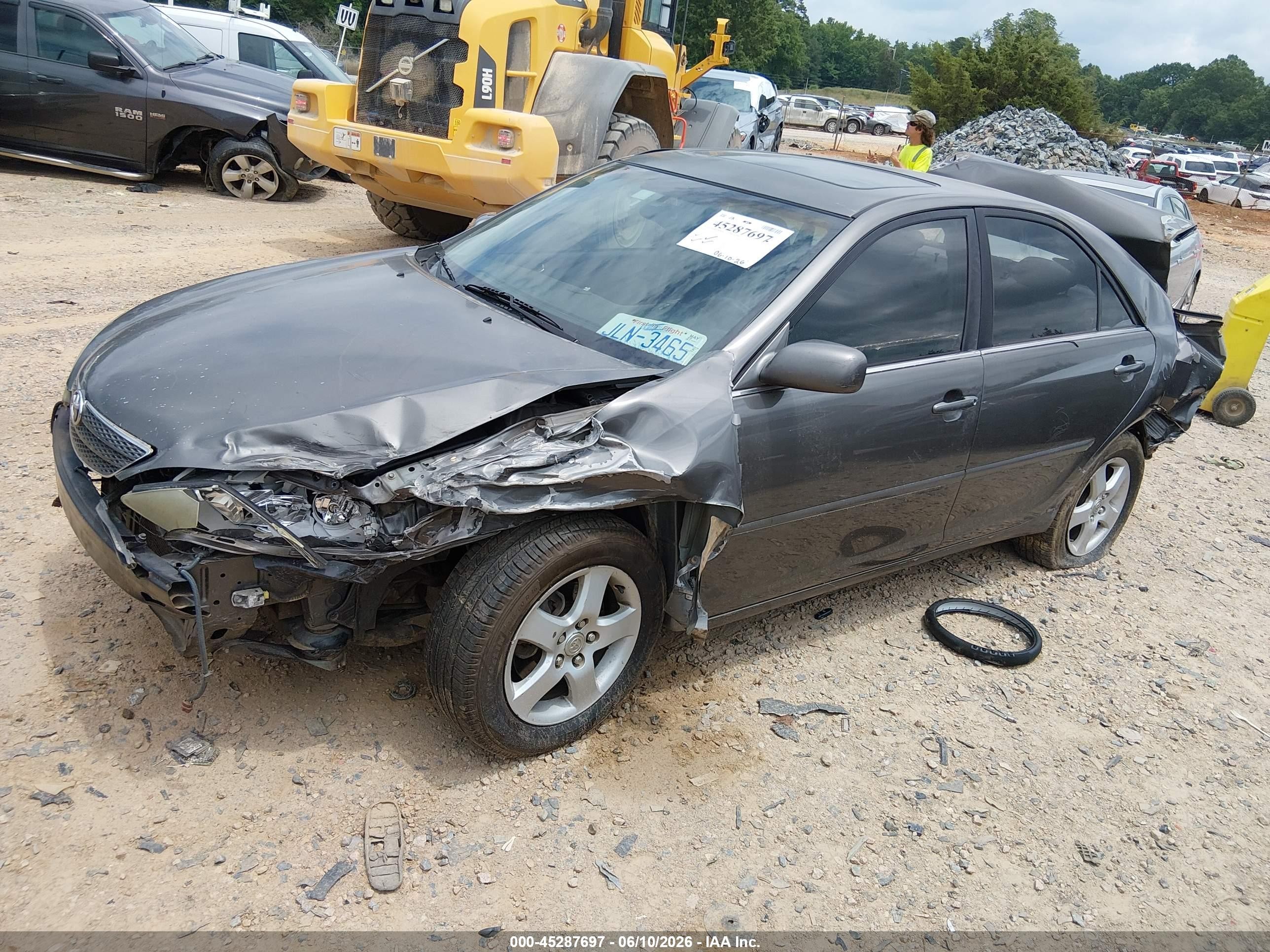 2004 Toyota Camry Se V6 Gray vin: 4T1BA32K64U029468