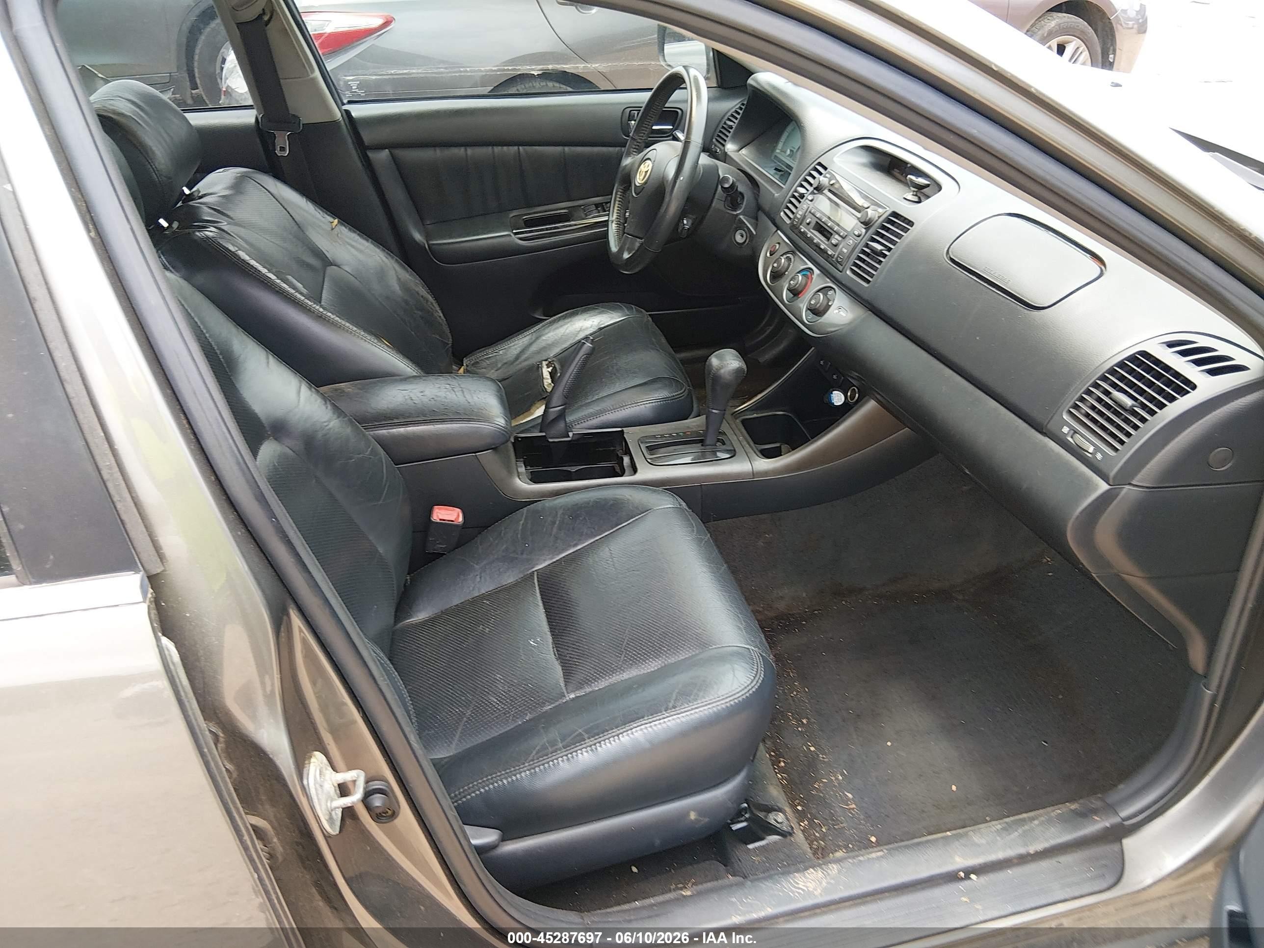 2004 Toyota Camry Se V6 Gray vin: 4T1BA32K64U029468